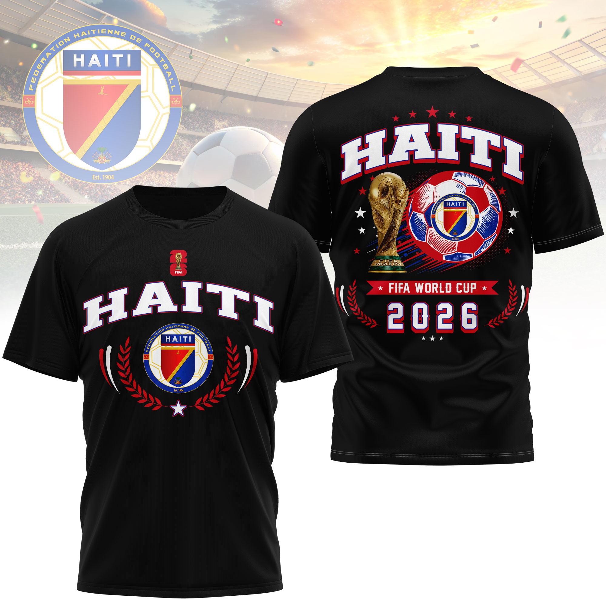 Haiti | Premium World Cup 2026 Classic 3D Shirt TTH200568