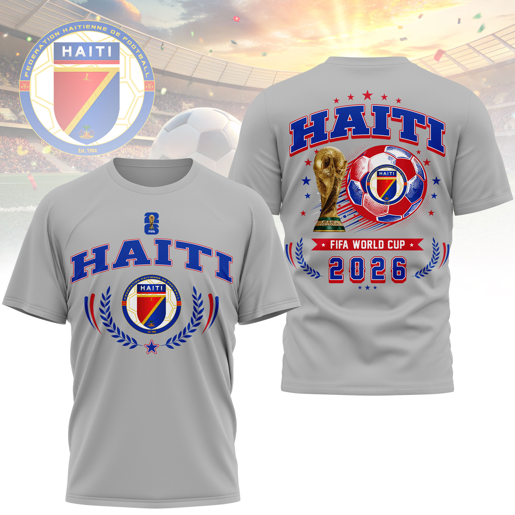 Haiti | Premium World Cup 2026 Classic 3D Shirt TTH200568 - Image 3