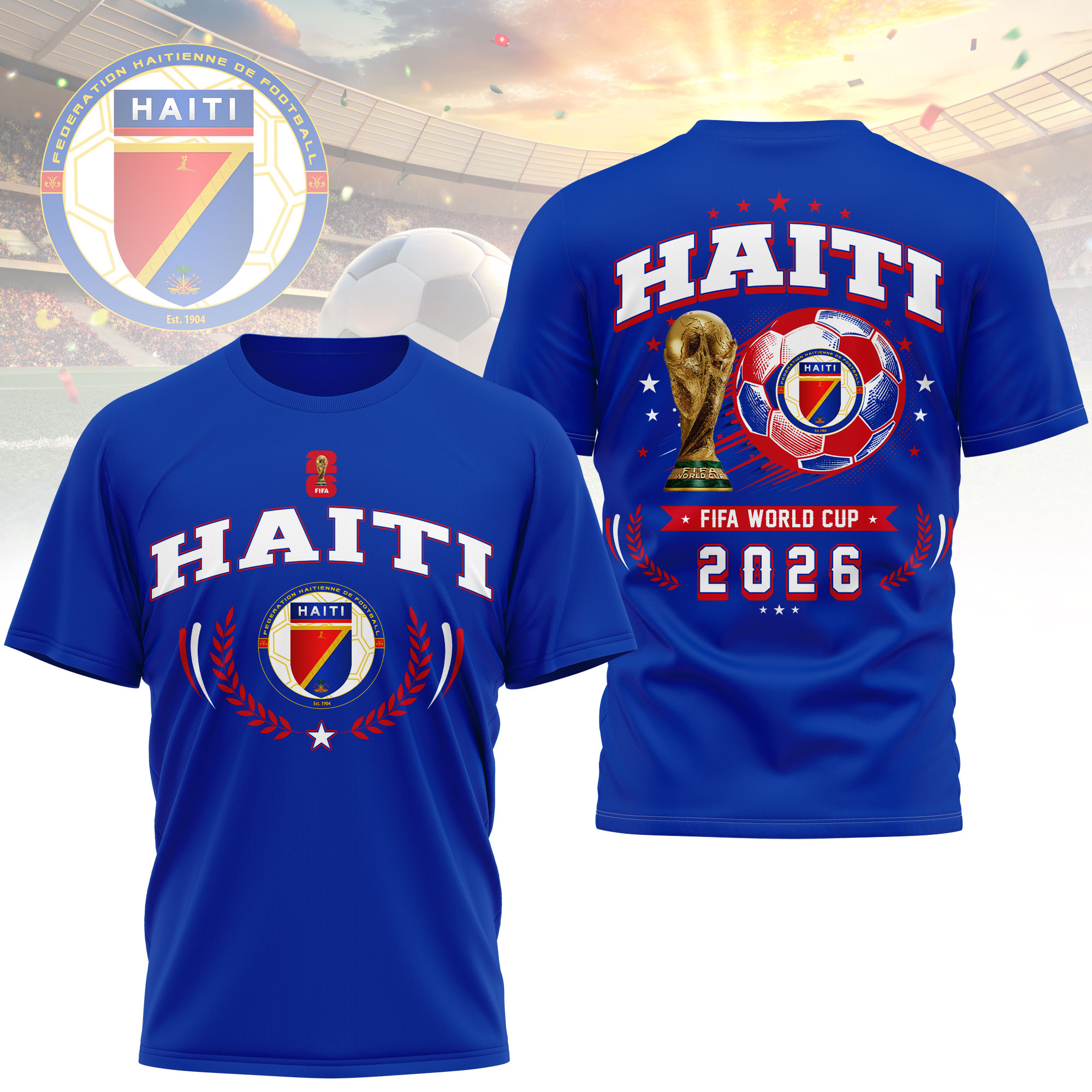 Haiti | Premium World Cup 2026 Classic 3D Shirt TTH200568 - Image 4
