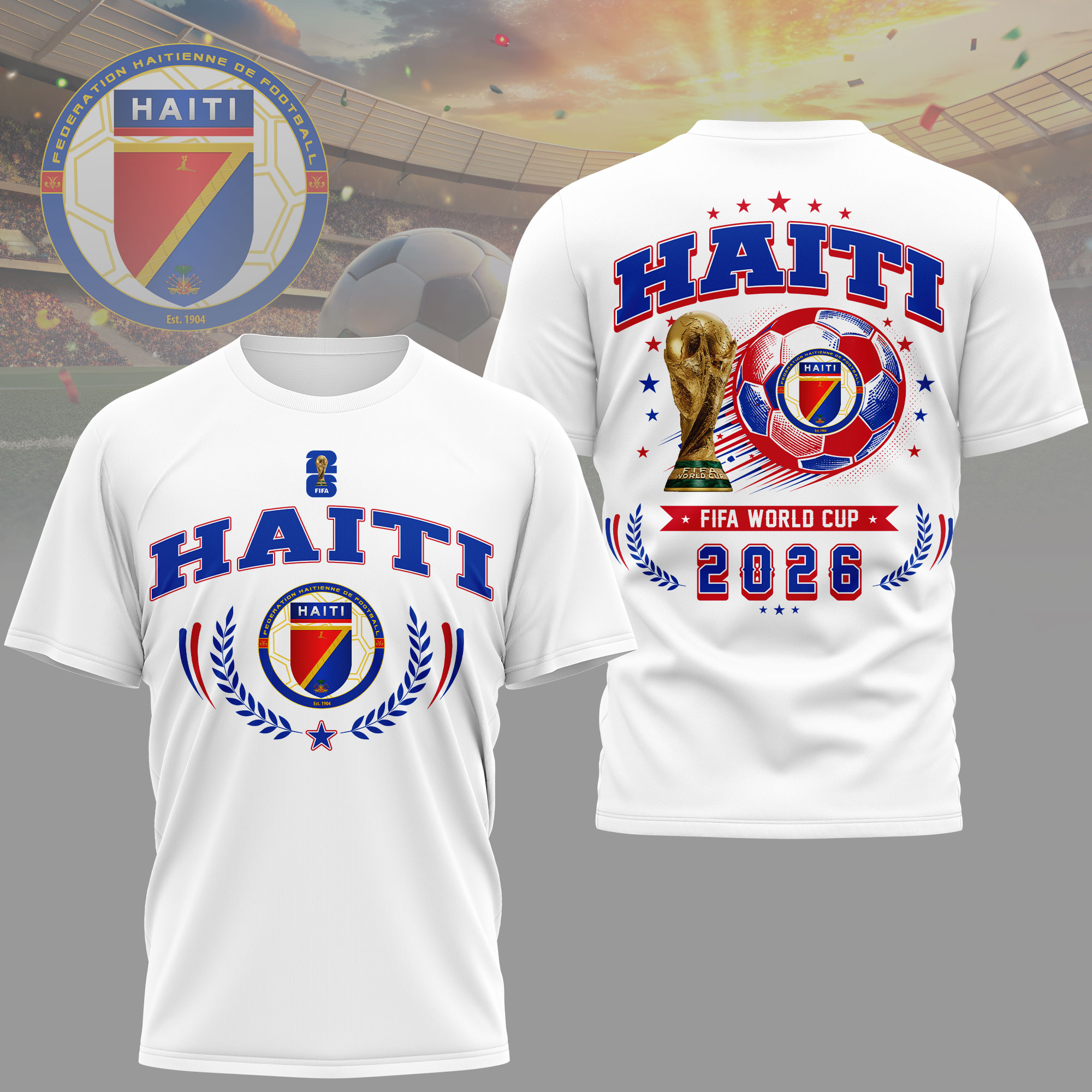 Haiti | Premium World Cup 2026 Classic 3D Shirt TTH200568 - Image 2