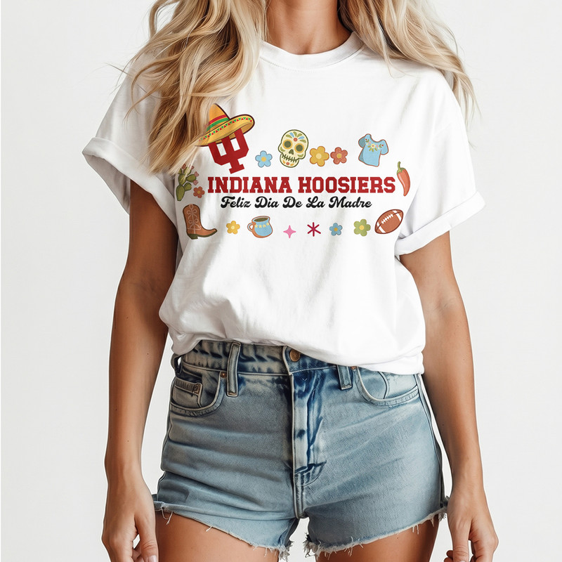 Indiana Hoosiers | Premium NCAA Dia De La Madre 3D T-Shirt TTH210510
