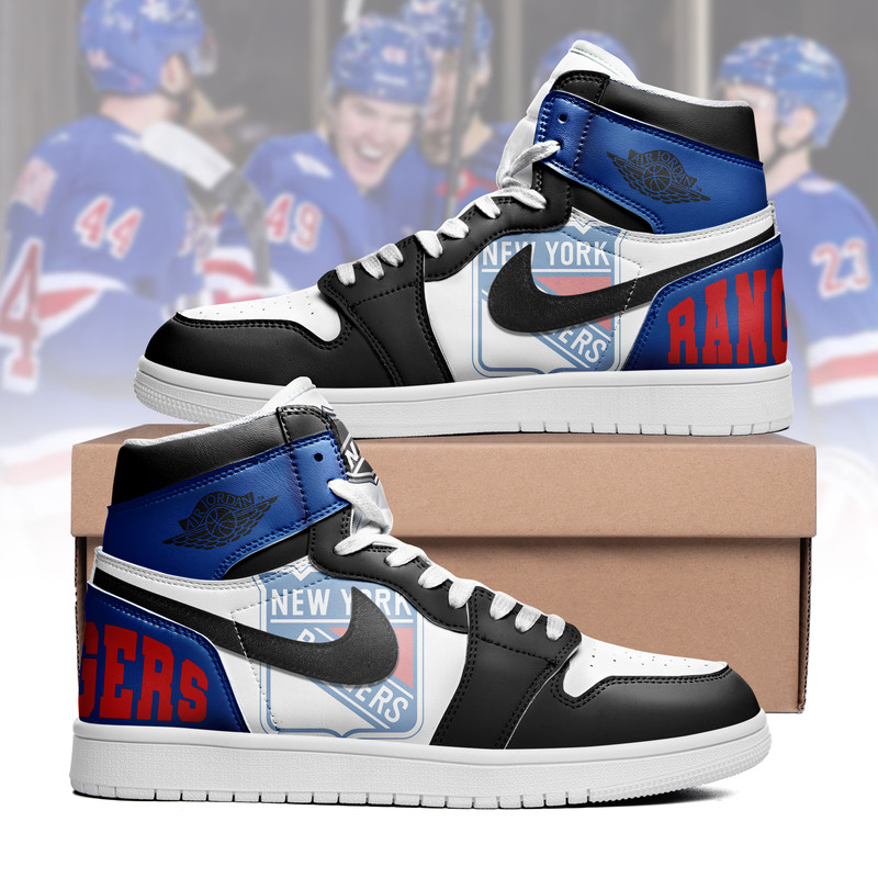 New York Rangers x Premium NHL Teams Limited Edition Air Jordan 1 High Top Sneakers – Gift for Fans TTH190530