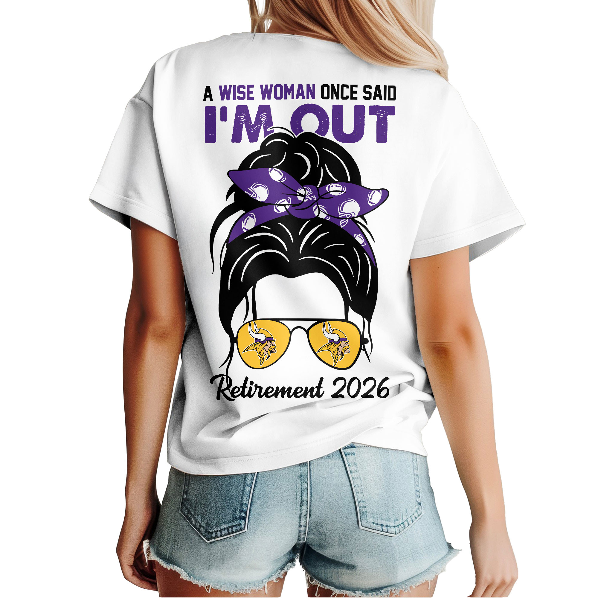 Minnesota Vikings | Premium NFL Retirement 2026 Spirit 3D T-Shirt TTH200545 - Image 3