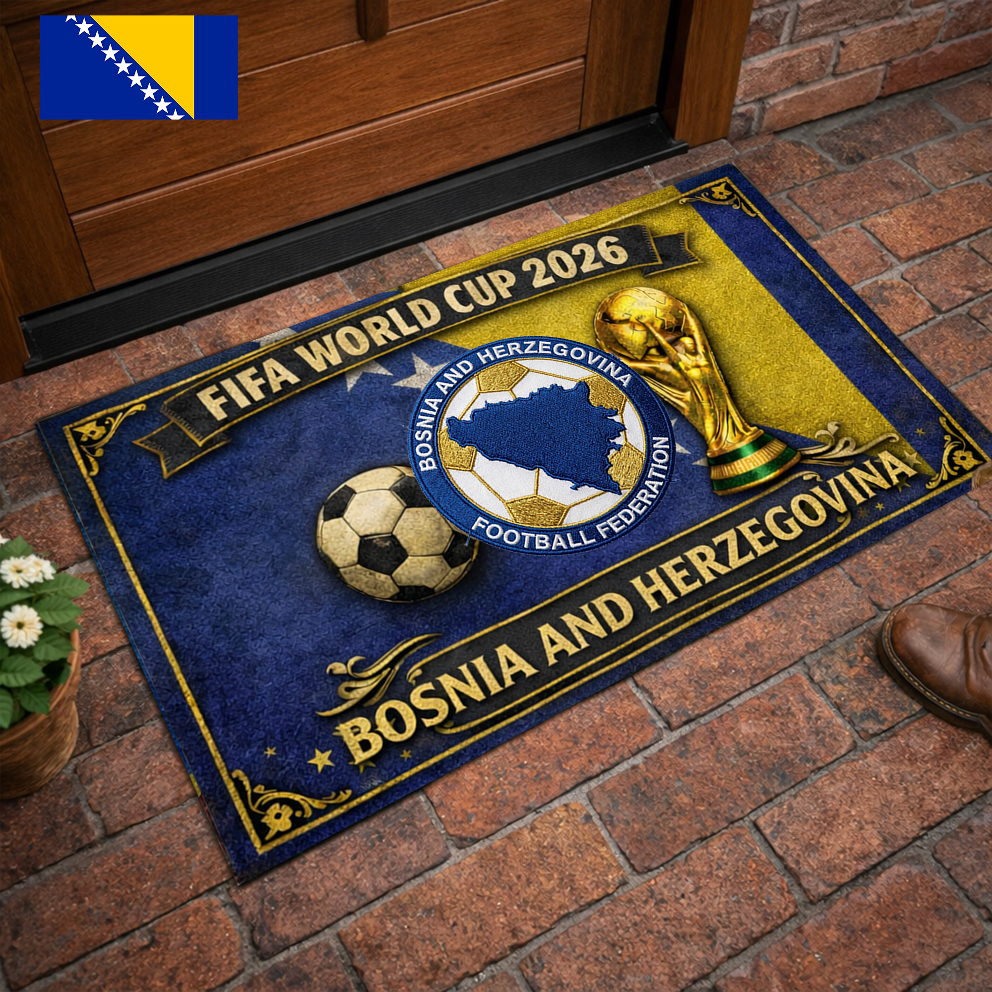 Bosnia and Herzegovina | Premium World Cup 2026 Doormat TTH200563