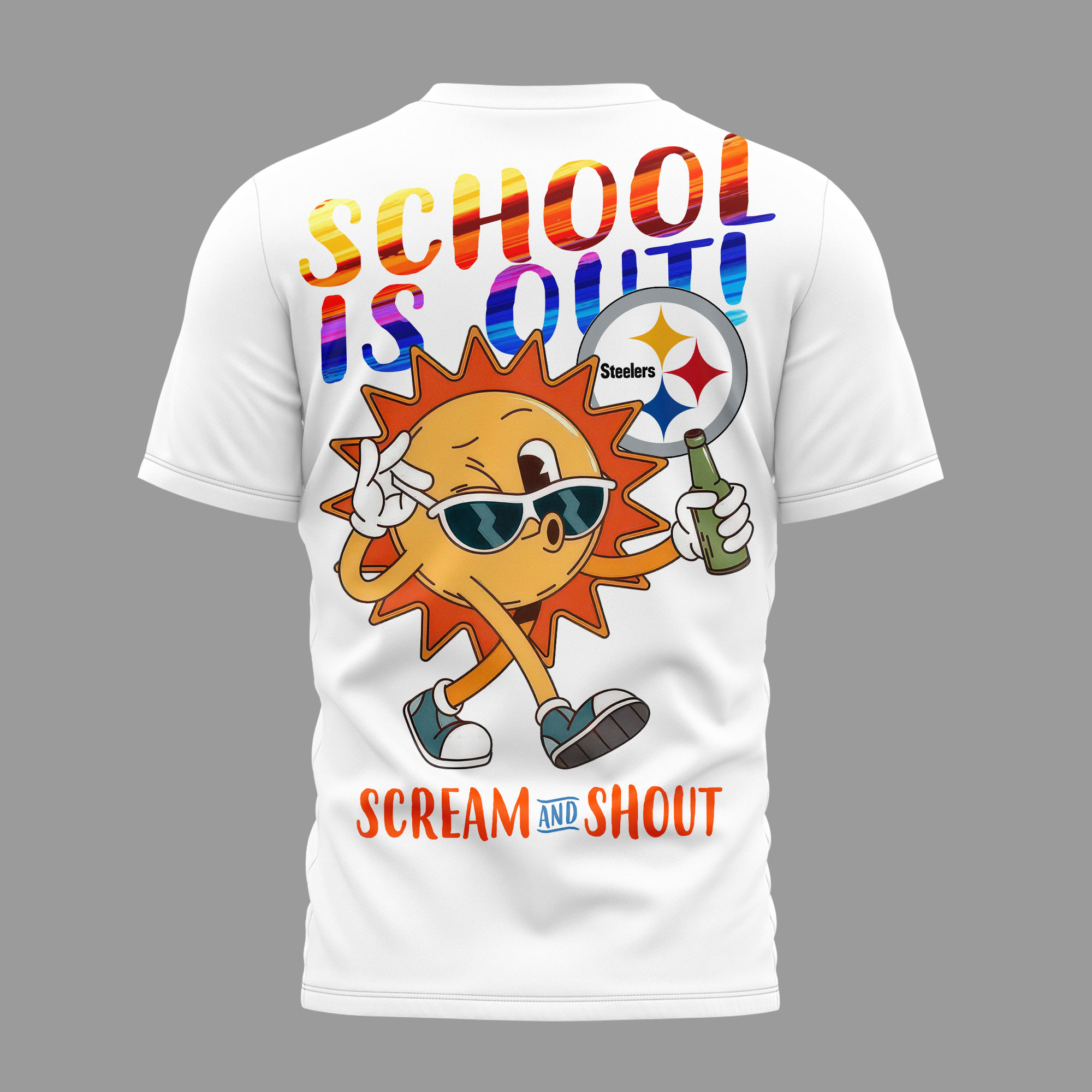 Pittsburgh Steelers | Premium NFL Hello Summer 3D T-Shirt TTH200595 - Image 3