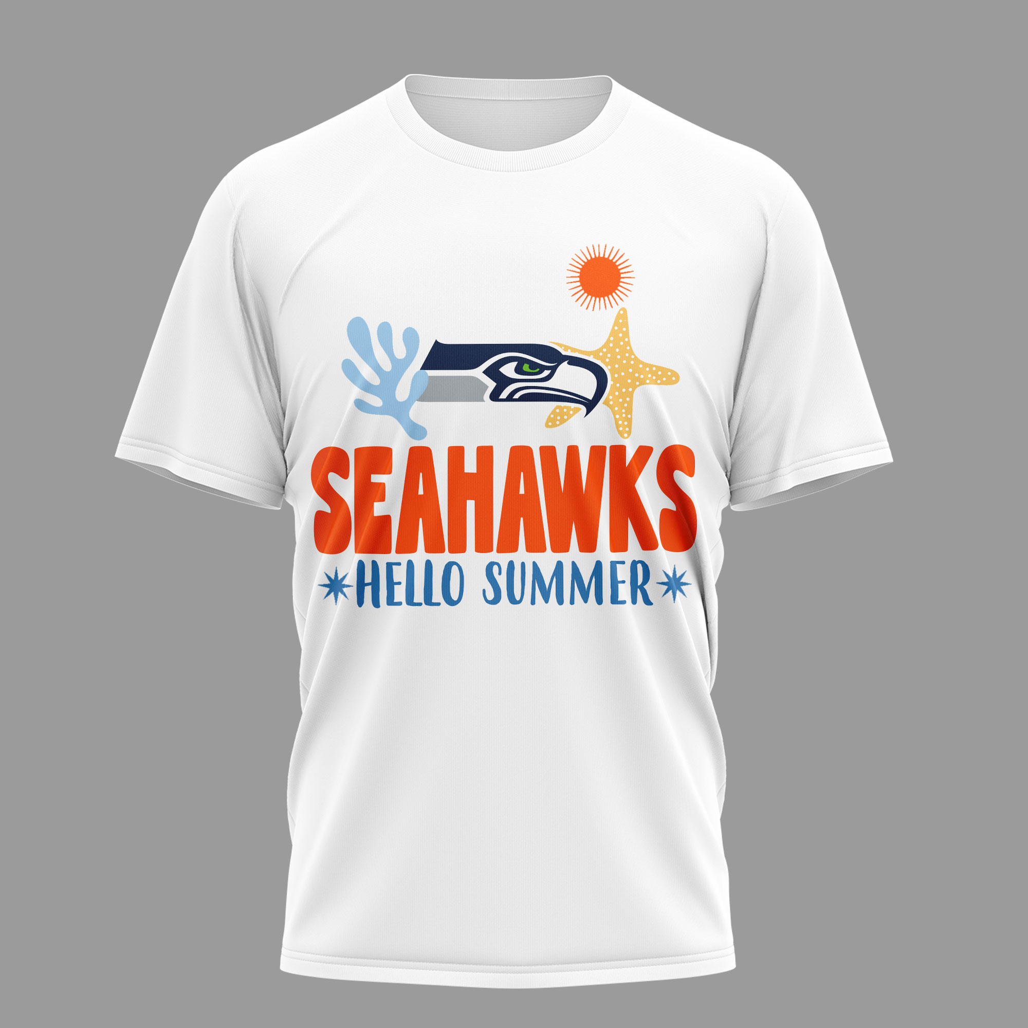 Seattle Seahawks | Premium NFL Hello Summer 3D T-Shirt TTH200595