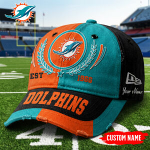 Miami Dolphins | Premium NFL Split Color Classic Cap TTH200569