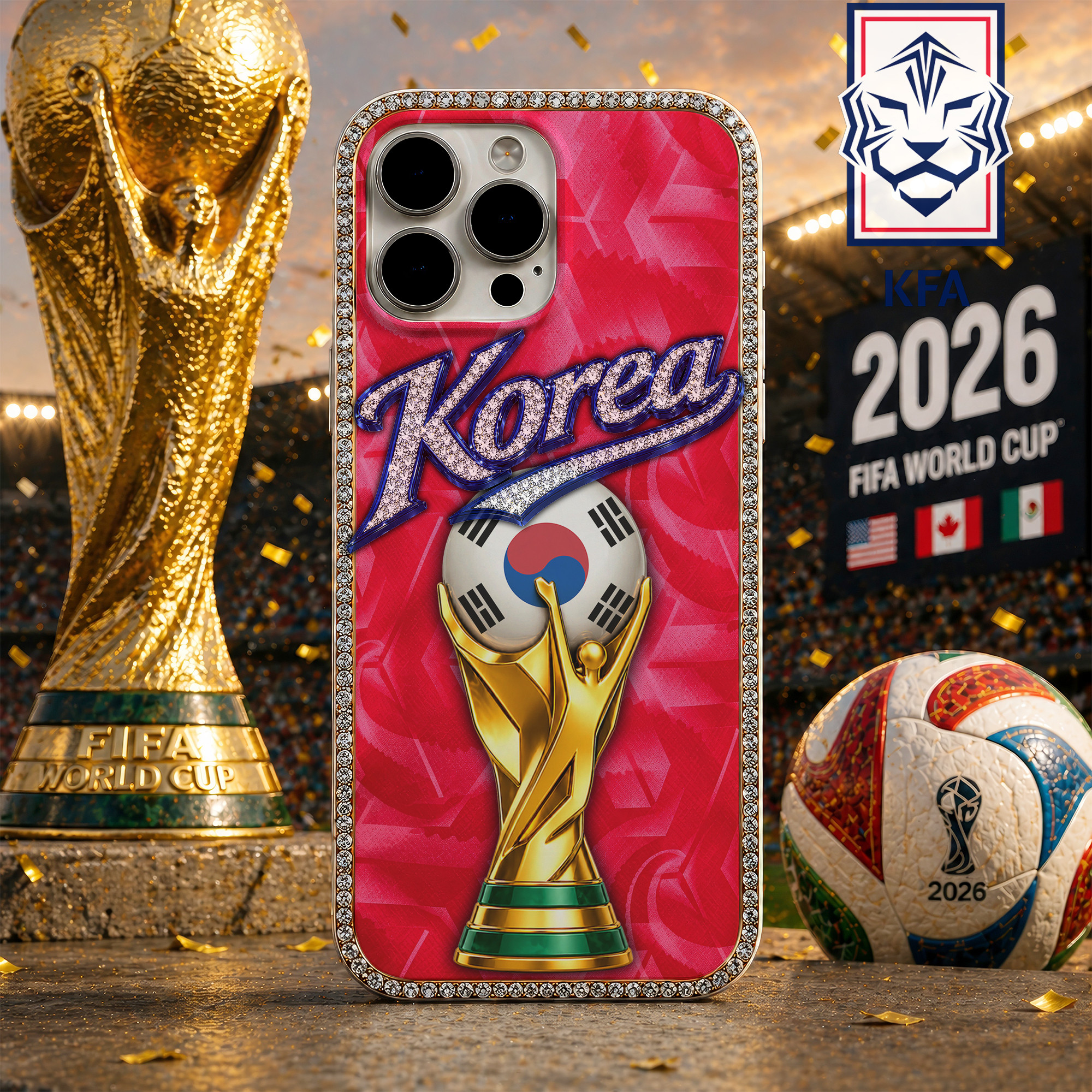 South Korea | Premium World Cup 2026 Champion Phone Case TTH200593