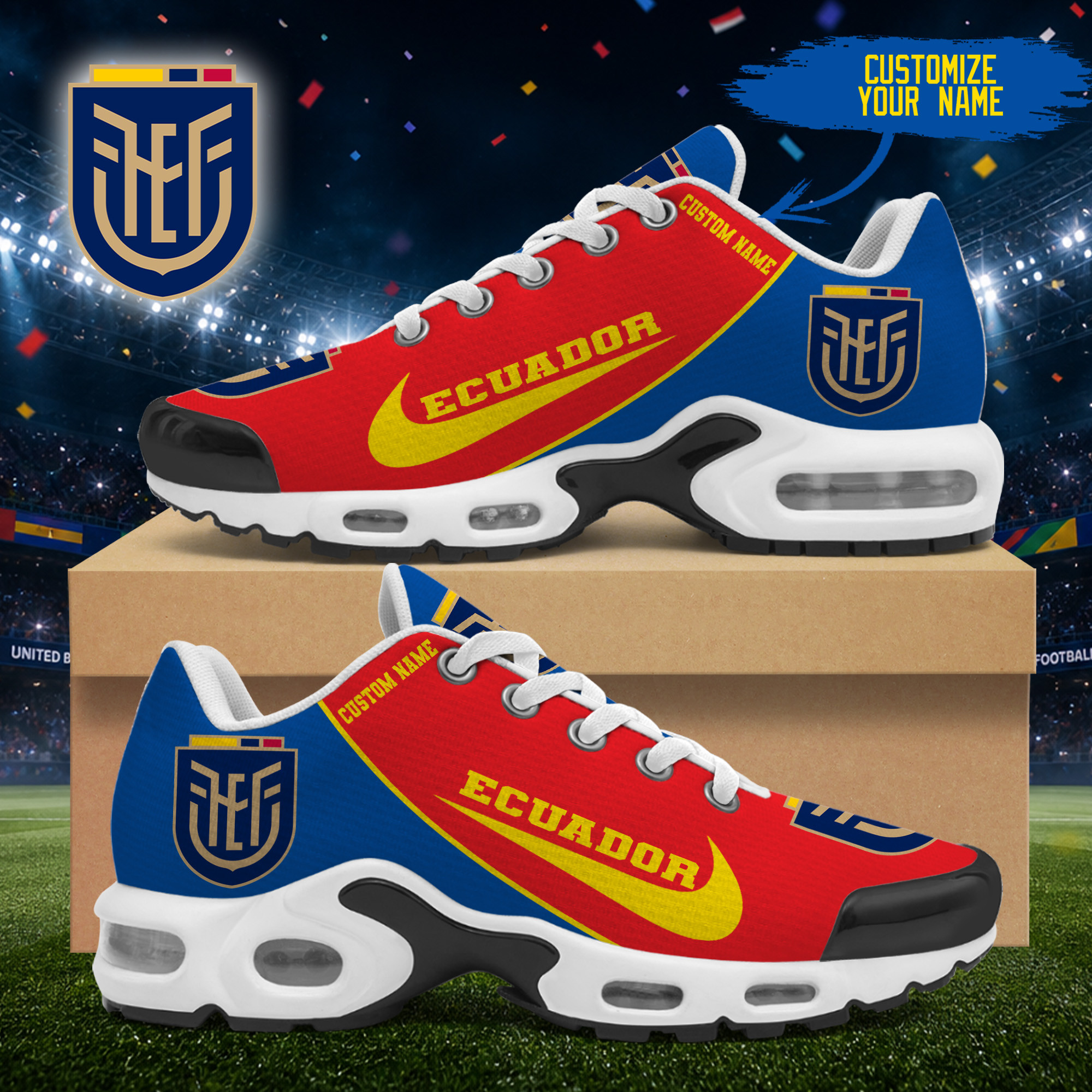 Ecuador x Premium World Cup 2026 Pride of the Game Air Max Shoes – Limited Edition TTH190521 - Image 2
