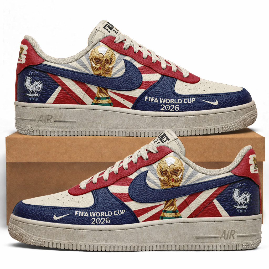 France – Premium World Cup 2026 Vintage AF1 Shoes – Limited Edition TTH190505