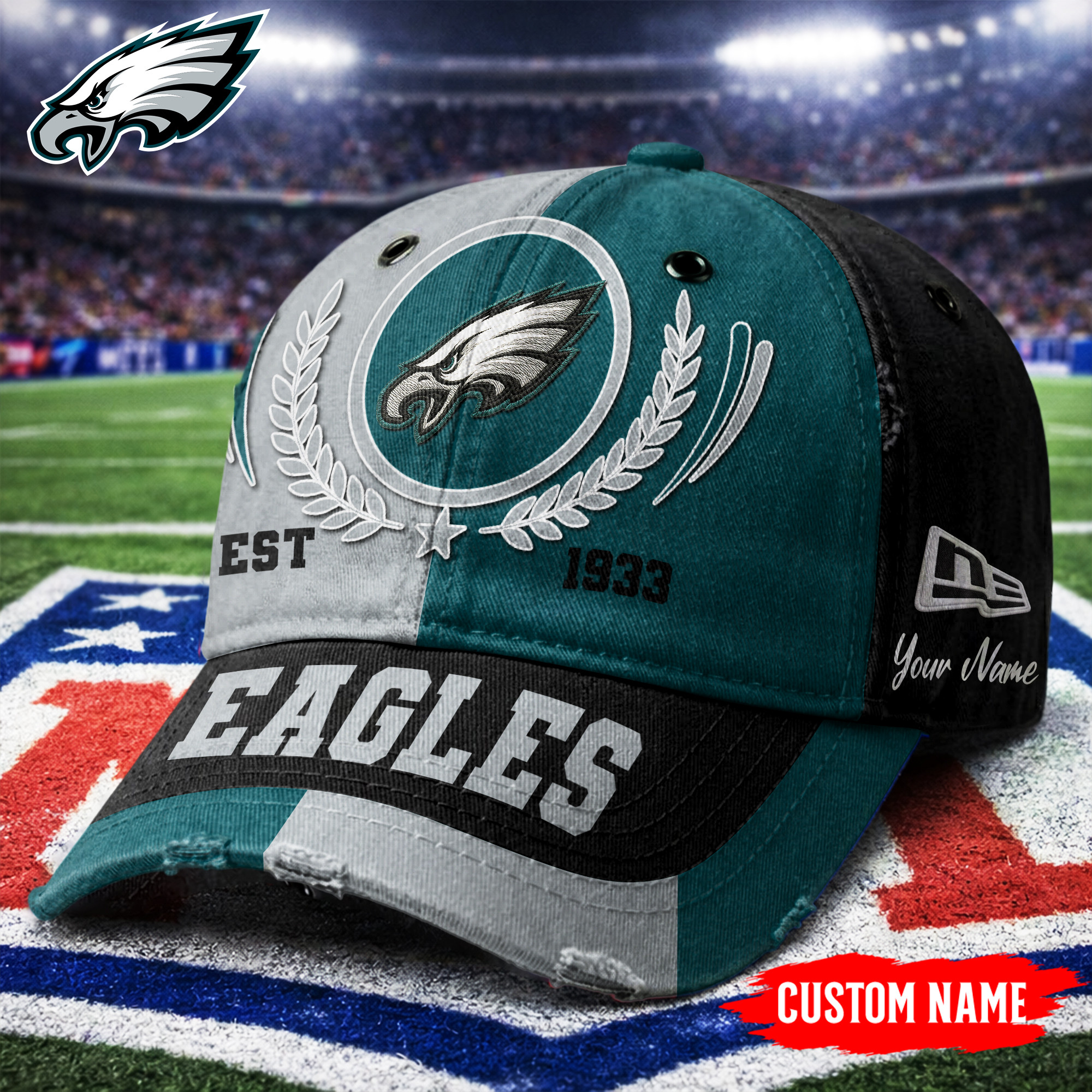 Philadelphia Eagles | Premium NFL Split Color Classic Cap TTH200569