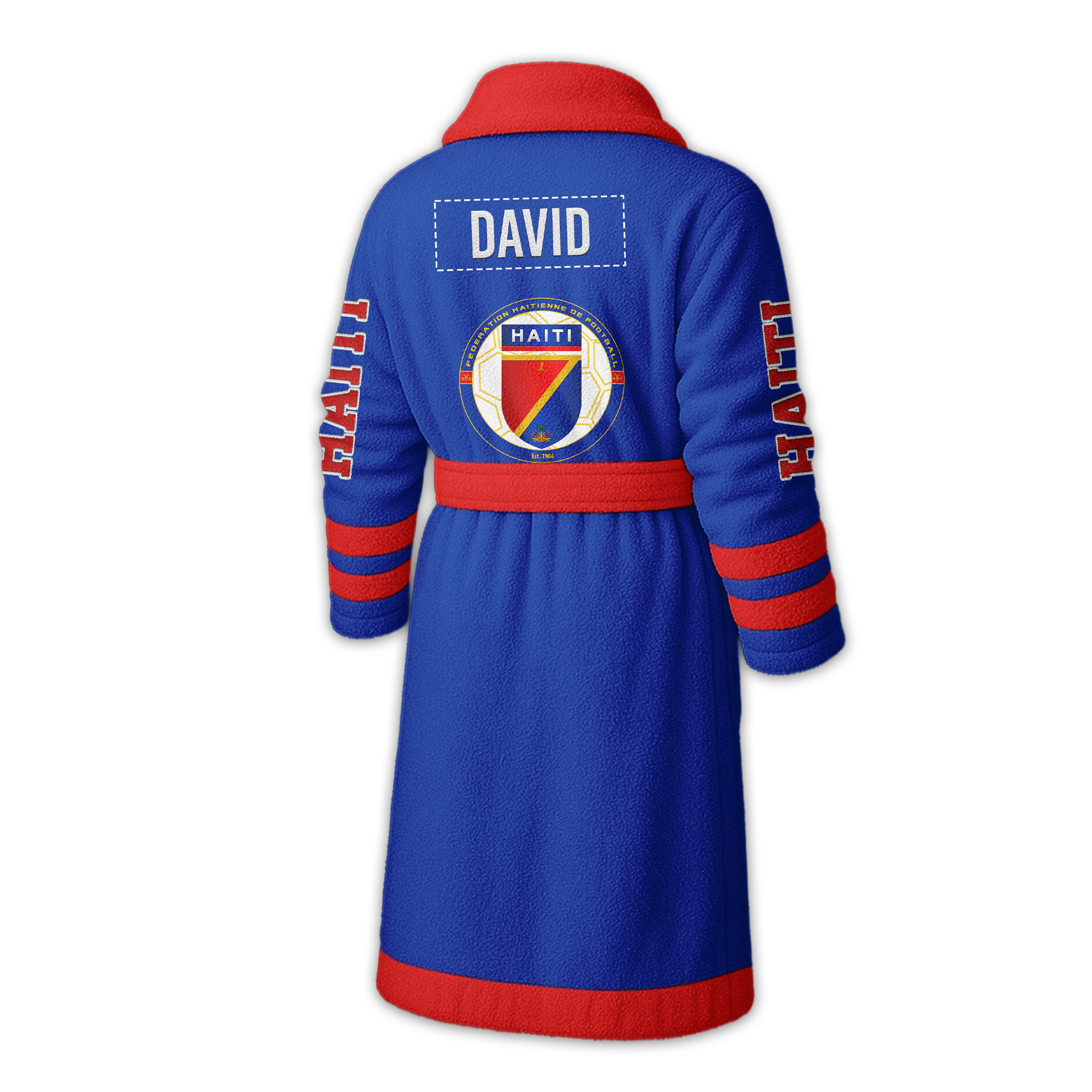 Haiti | Premium World Cup 2026 Fleece Bathrobe TTH200558 - Image 3