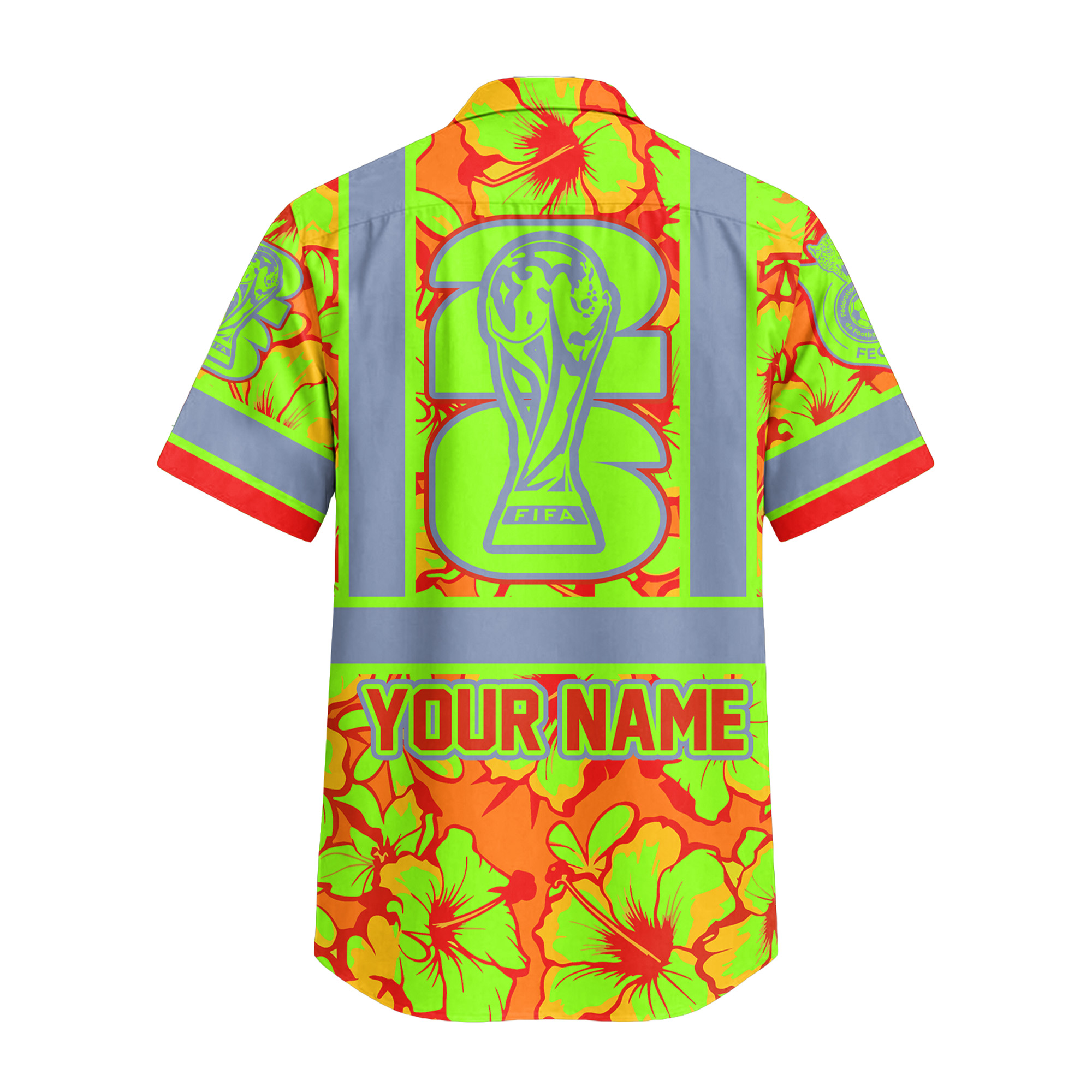 Dr Congo | Premium World Cup 2026 Hi-vis Hawaiian Shirt TTH200567 - Image 3