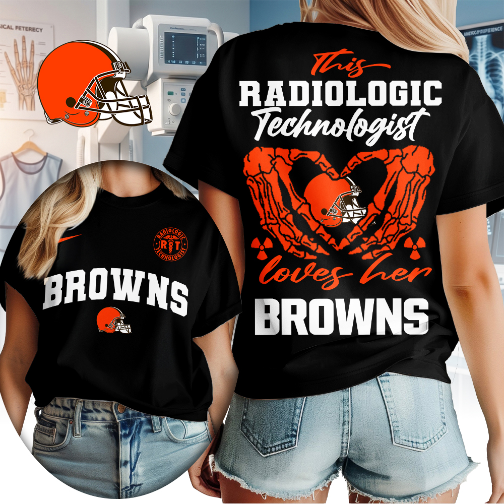 Cleveland Browns | Premium NFL Radiology Technologist Women Shirt TTH210503
