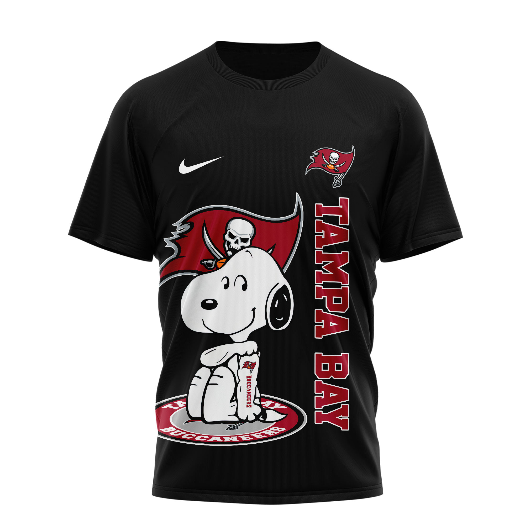 Tampa Bay Buccaneers | Premium NFL Snoopy Graphic 3D T-Shirt TTH200590