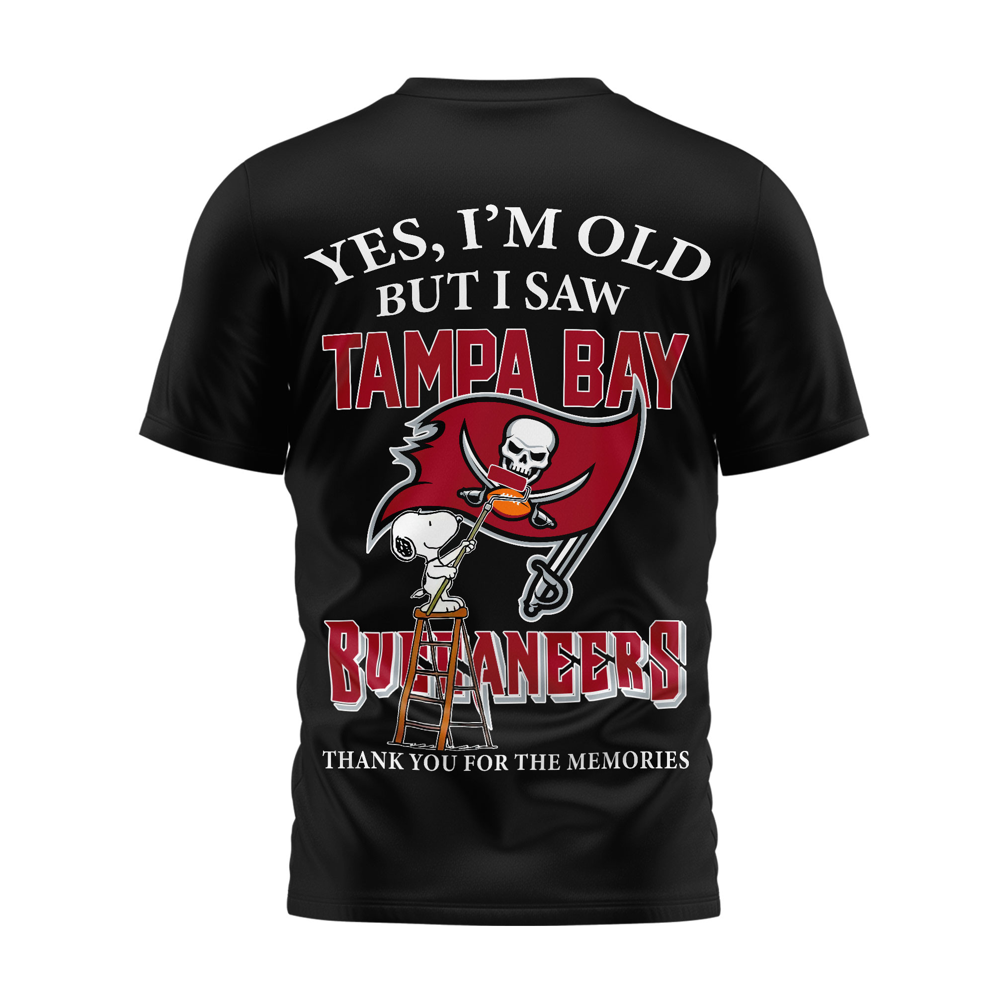 Tampa Bay Buccaneers | Premium NFL Snoopy Graphic 3D T-Shirt TTH200590 - Image 3