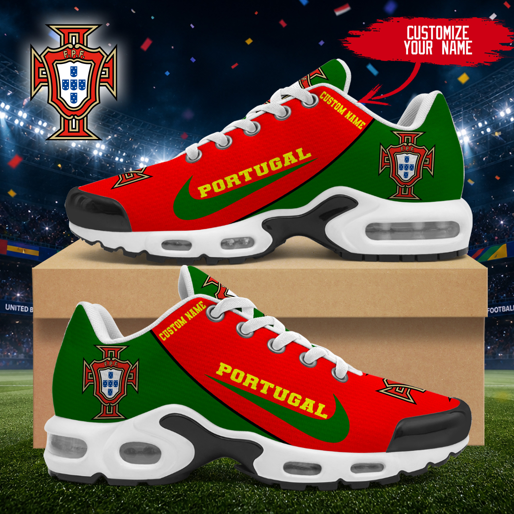 Portugal x Premium World Cup 2026 Pride of the Game Air Max Shoes – Limited Edition TTH190521 - Image 2