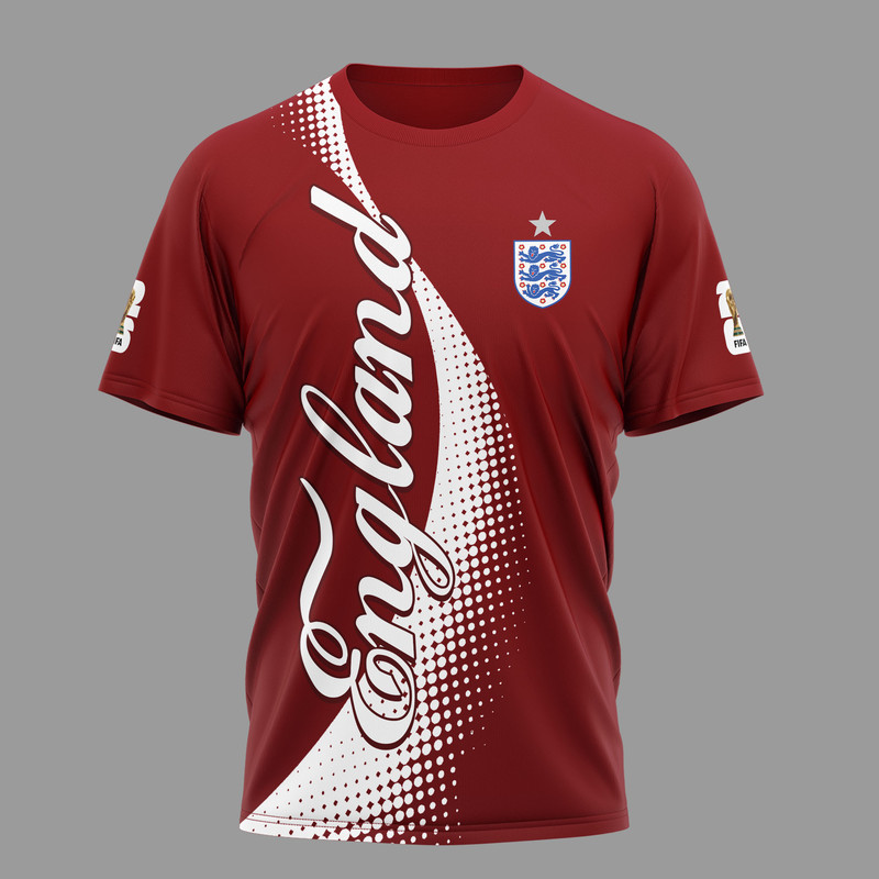 England | Premium World Cup 2026 Coca Cola Classic 3D Shirt TTH210506