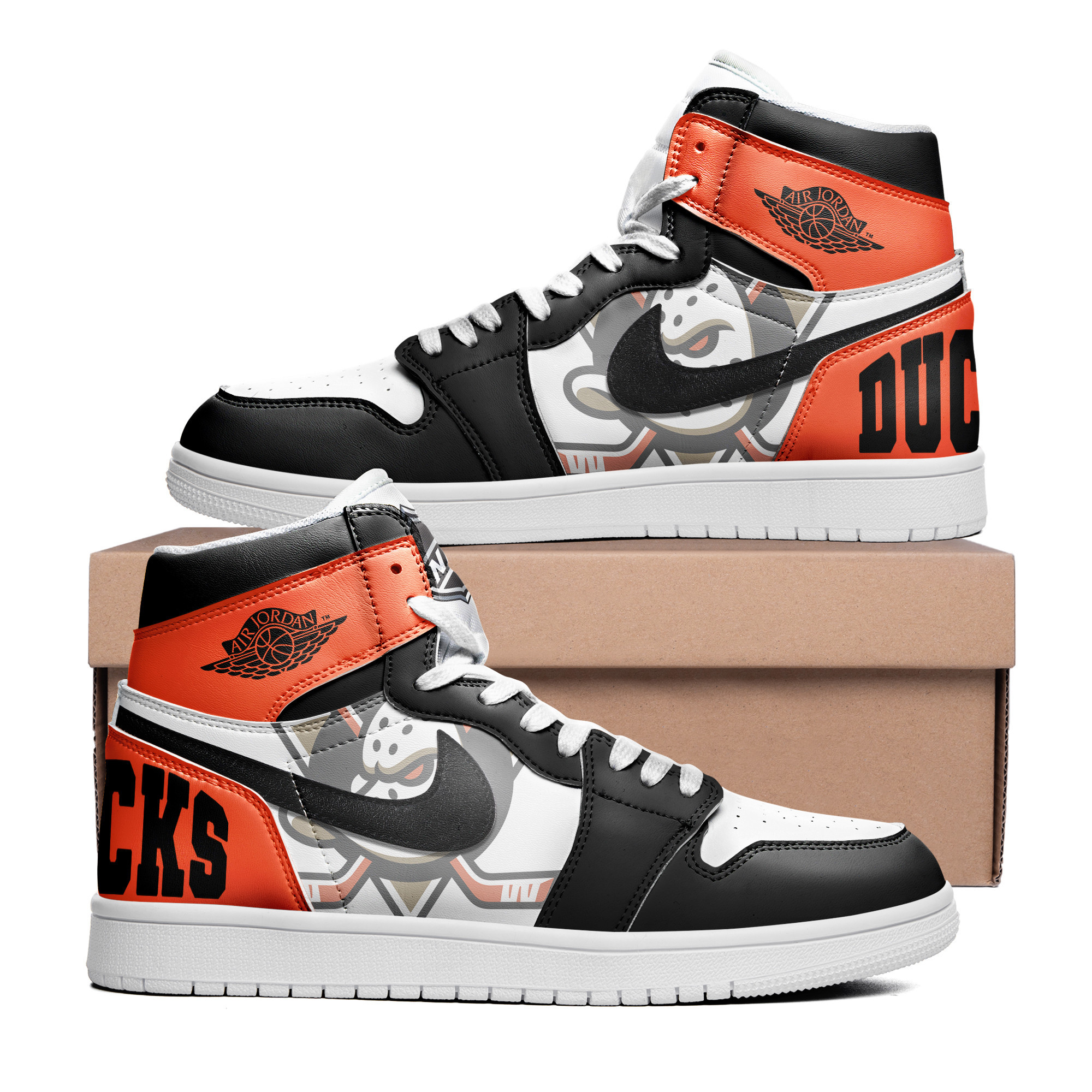 Anaheim Ducks x Premium NHL Teams Limited Edition Air Jordan 1 High Top Sneakers – Gift for Fans TTH190530