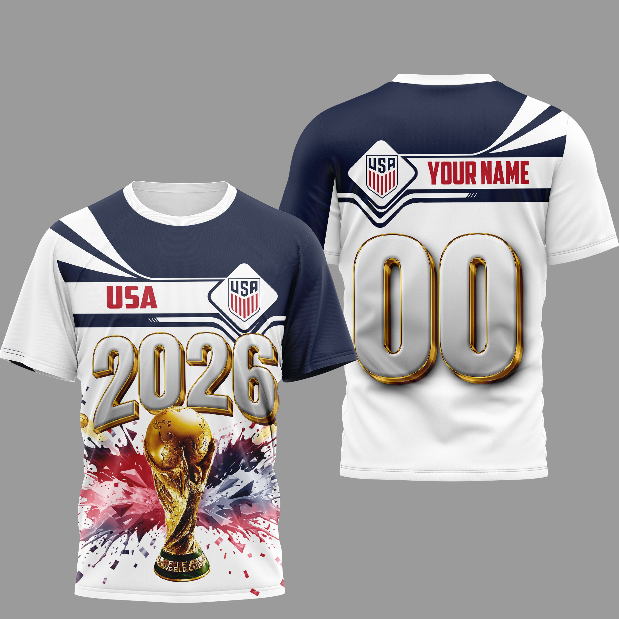 United States | Premium World Cup 2026 Heritage Champion 3D Shirt TTH200585