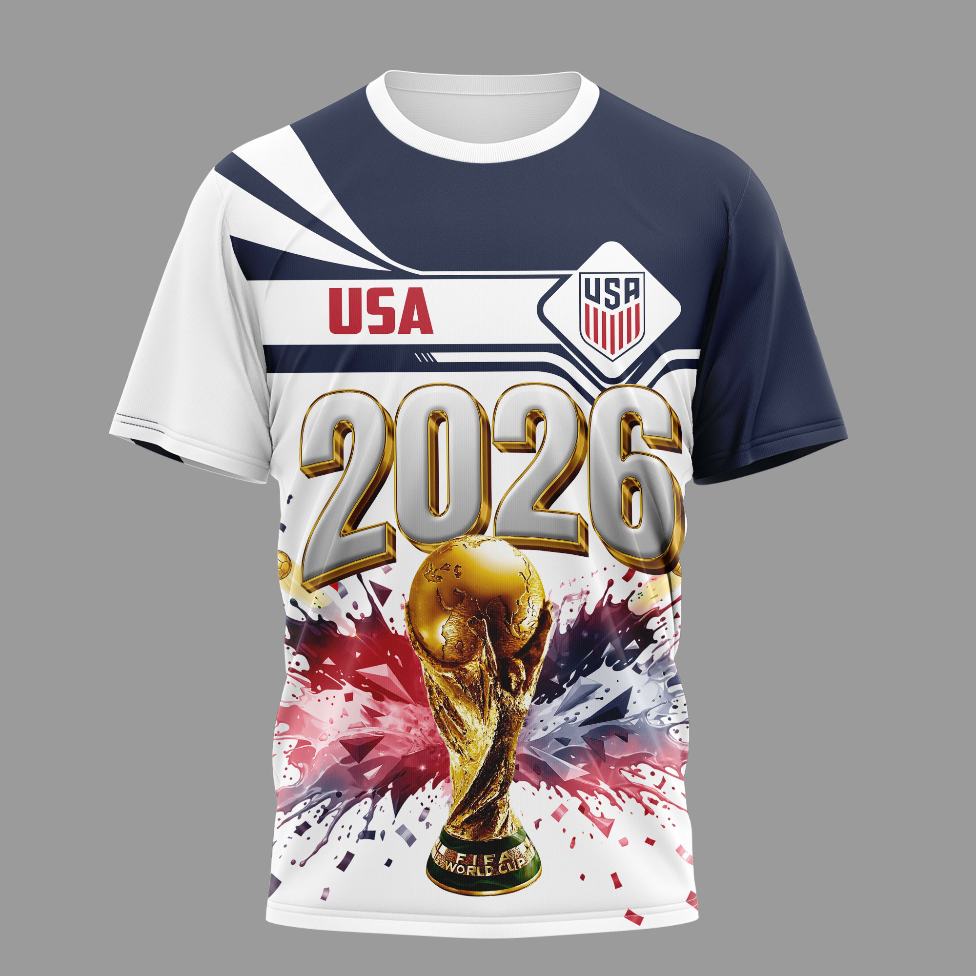 United States | Premium World Cup 2026 Heritage Champion 3D Shirt TTH200585 - Image 3