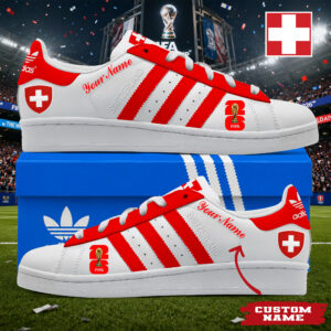 Switzerland x Premium World Cup 2026 Stan Smith Shoes – Limited Edition TTH190522