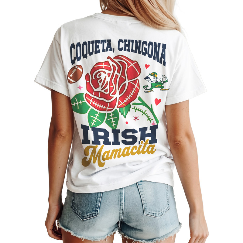Notre Dame Fighting Irish | Premium NCAA Dia De La Madre 3D T-Shirt TTH210510 - Image 2