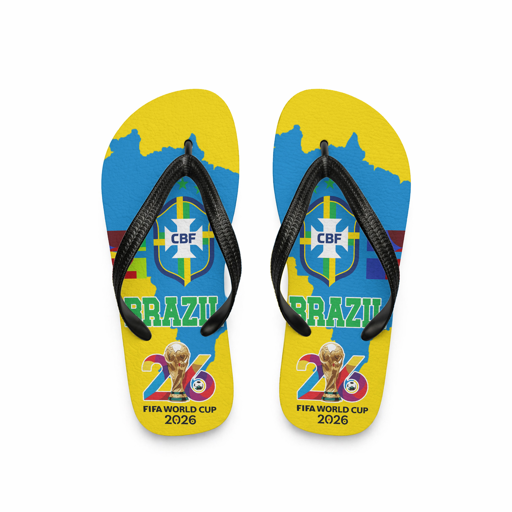 Brazil | Premium World Cup 2026 National Teams Flip Flop TTH200591 - Image 3
