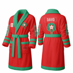 Morocco | Premium World Cup 2026 Fleece Bathrobe TTH200558