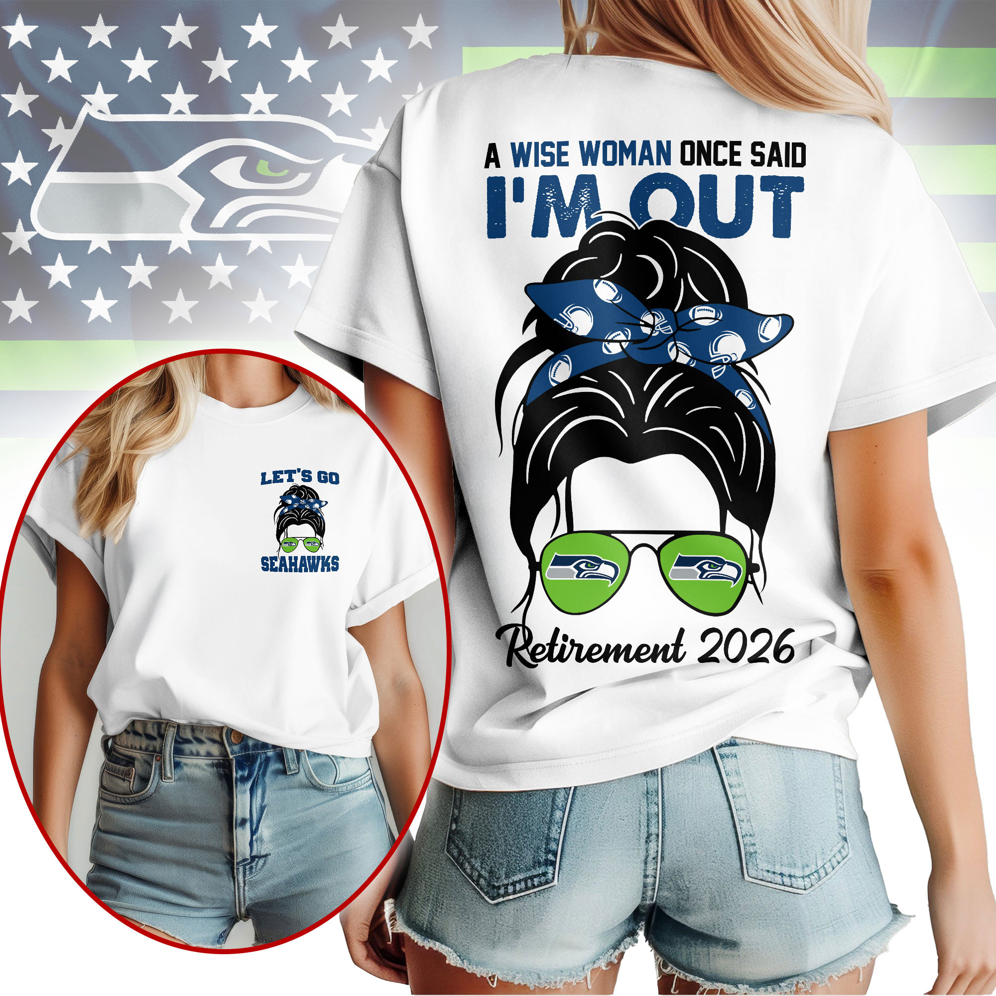 Seattle Seahawks | Premium NFL Retirement 2026 Spirit 3D T-Shirt TTH200545 - Image 2