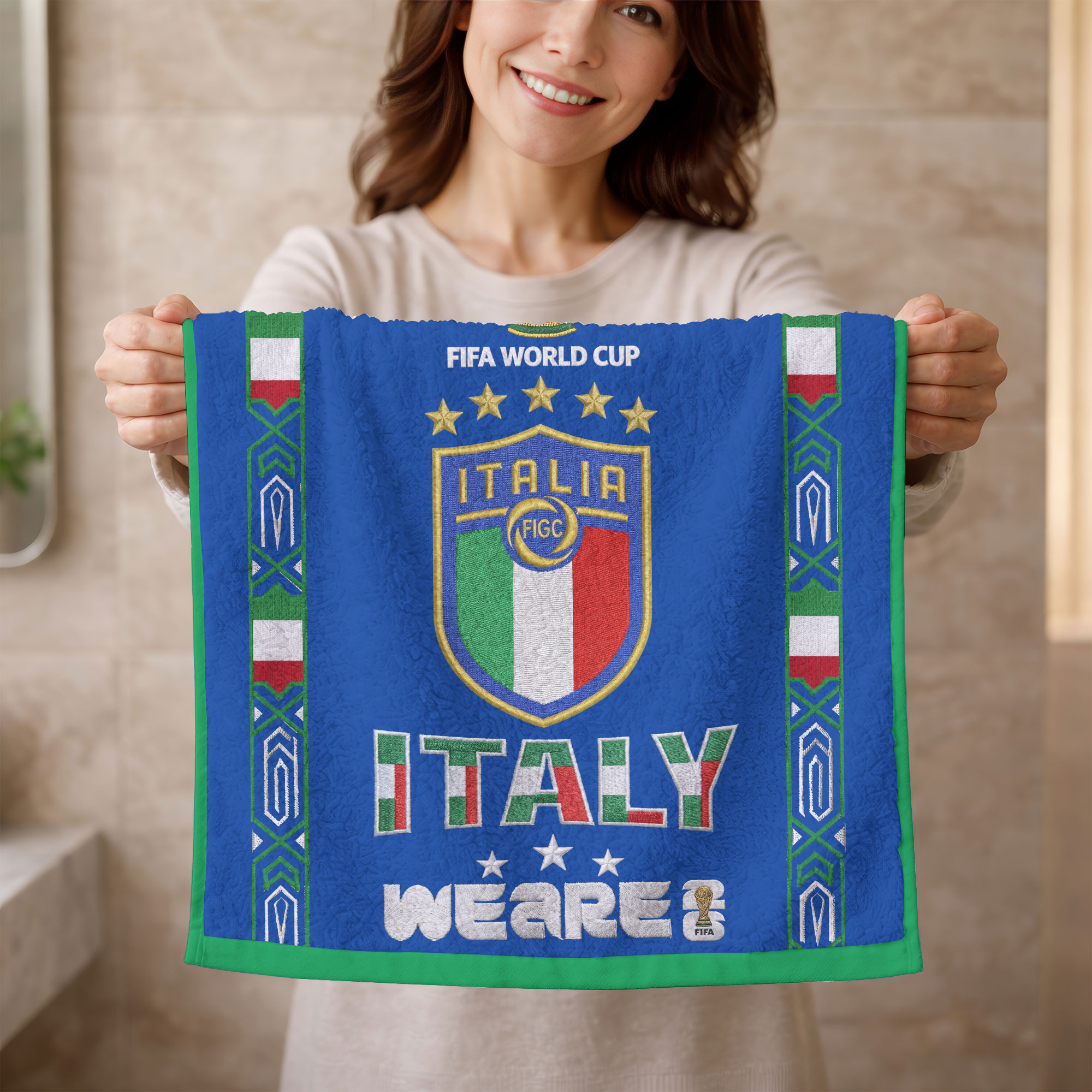 Italy | Premium World Cup 2026 National Team Bath Towel TTH210511