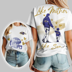 Baltimore Ravens | Premium NFL Like Mother Like Son 3D Shirt TTH210520