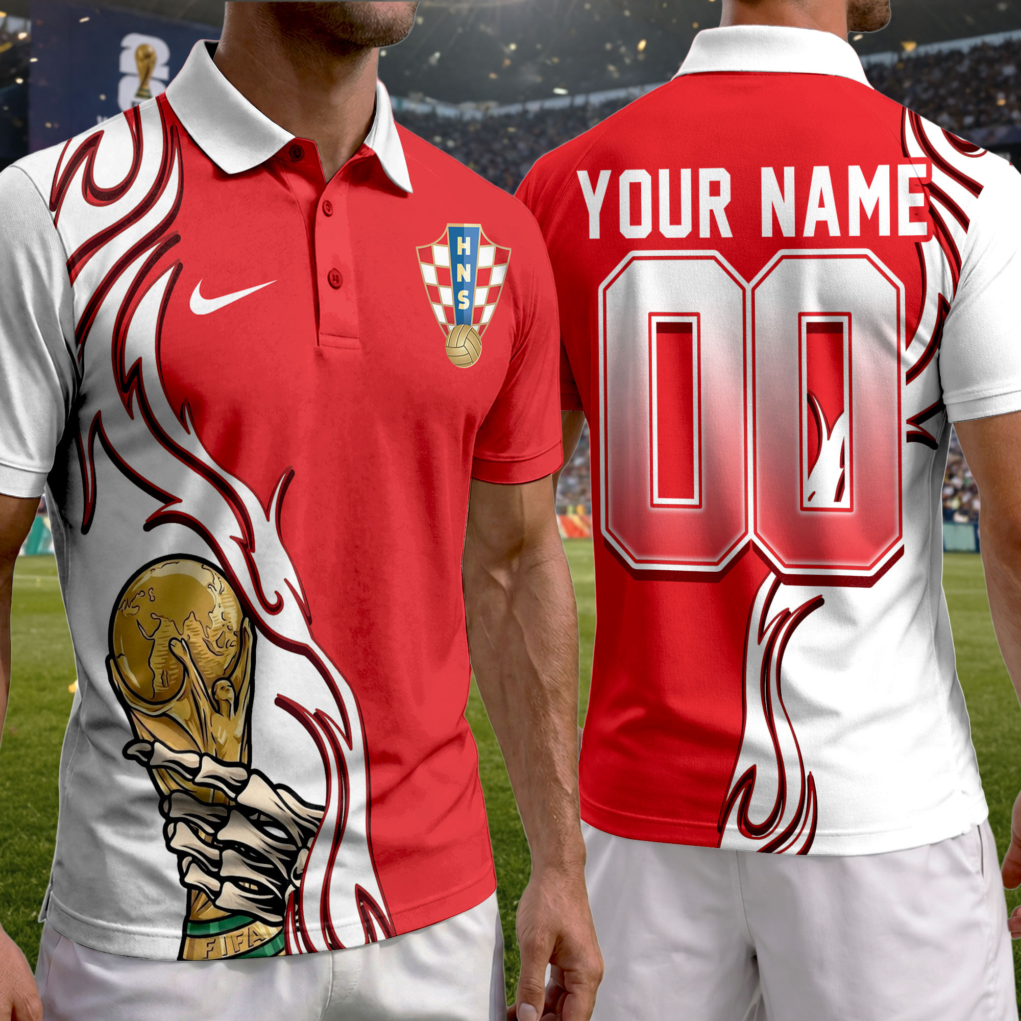 Croatia | Premium World Cup 2026 Playmaker Polo Shirt TTH210531