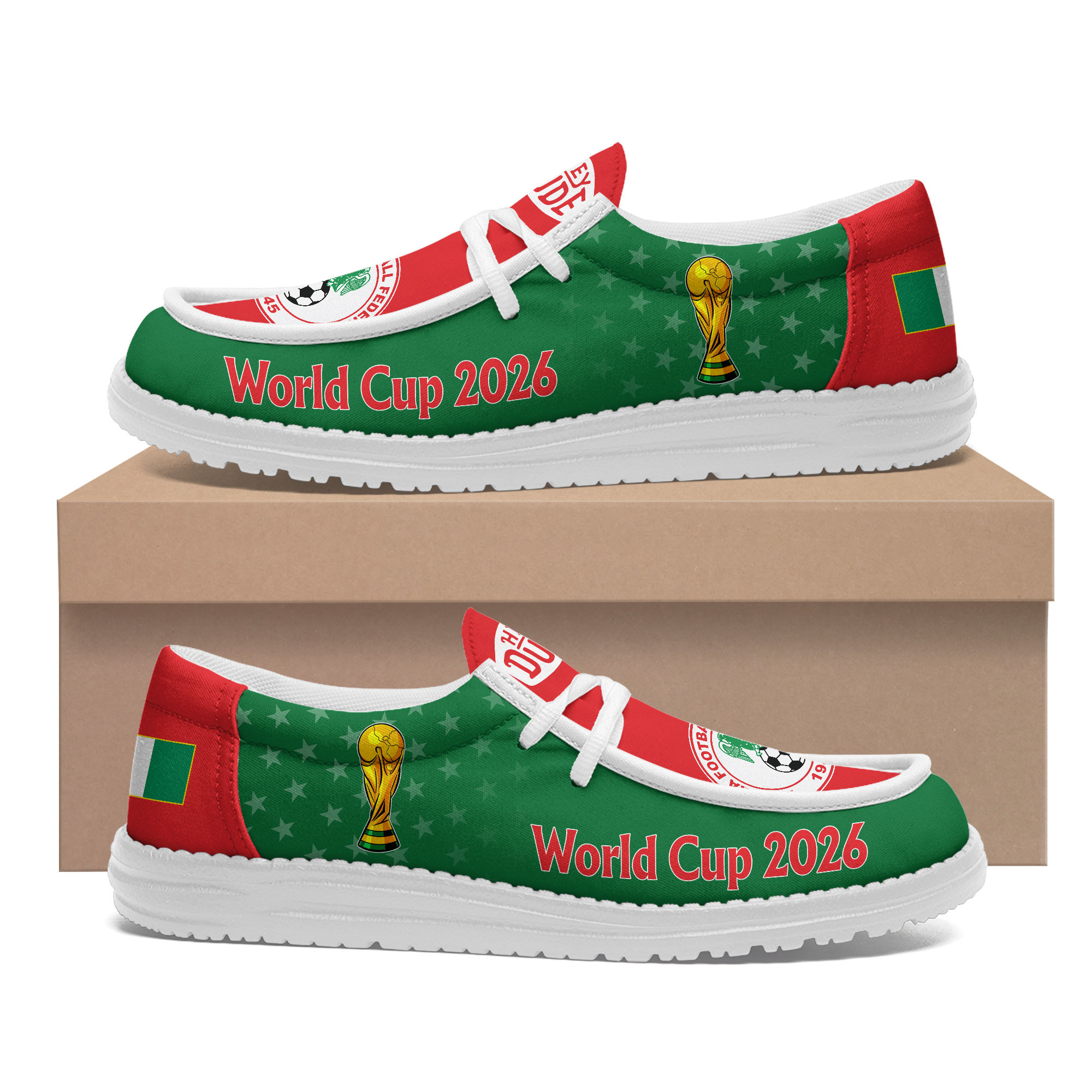 Nigeria x Premium Freedom Kick World Cup 2026 Loafer Shoes – Limited Edition TTH190524