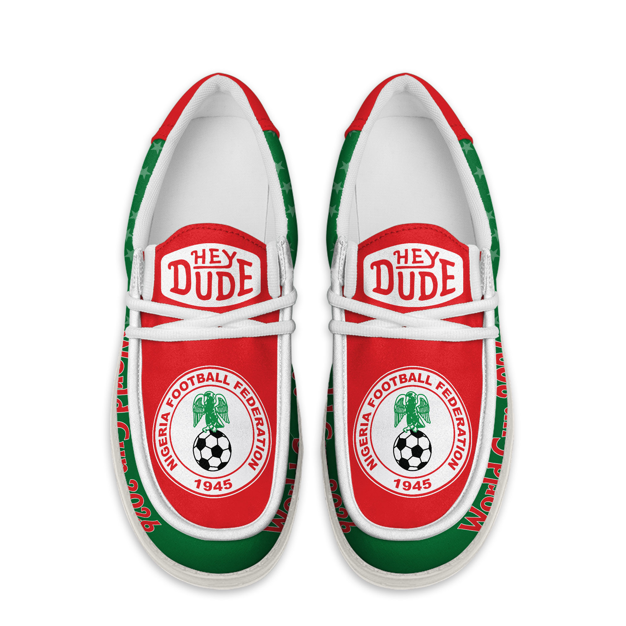 Nigeria x Premium Freedom Kick World Cup 2026 Loafer Shoes – Limited Edition TTH190524 - Image 3