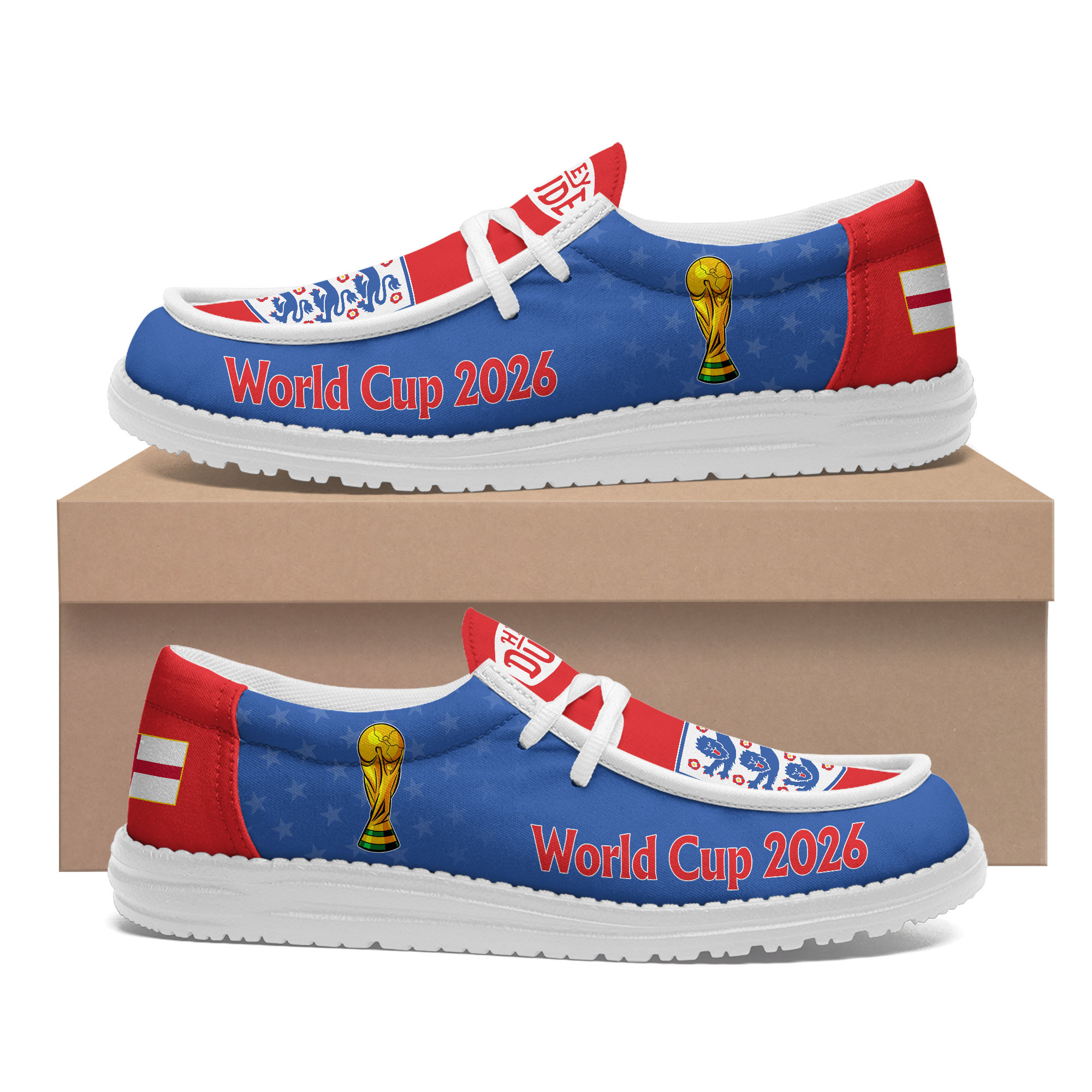 England x Premium Freedom Kick World Cup 2026 Loafer Shoes – Limited Edition TTH190524