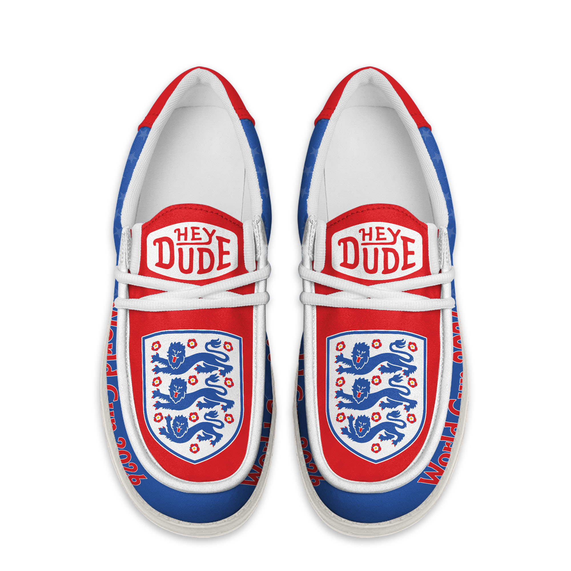 England x Premium Freedom Kick World Cup 2026 Loafer Shoes – Limited Edition TTH190524 - Image 3