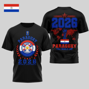 Paraguay | Premium World Cup 2026 Legacy – World Cup 2026 3D Shirt TTH210528