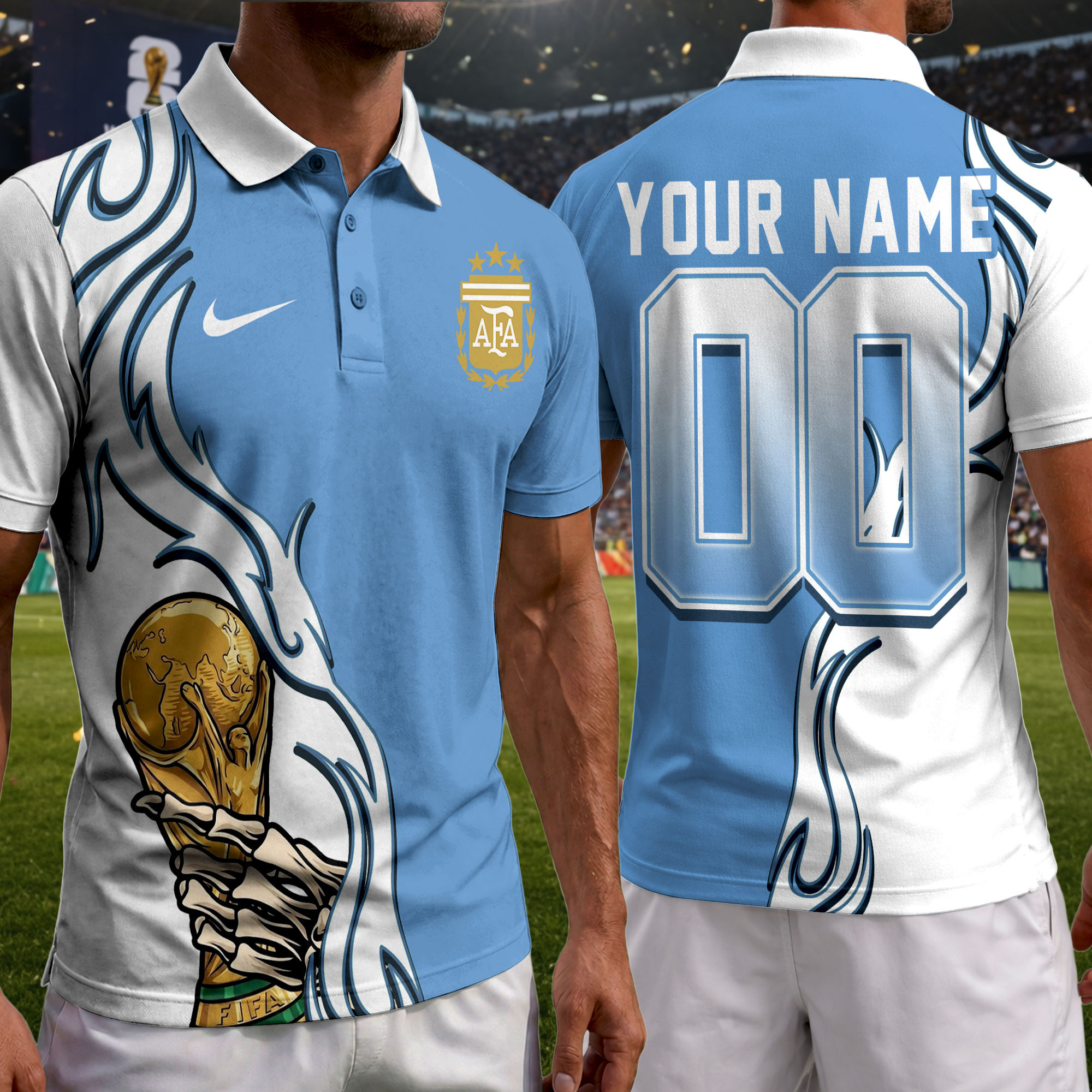 Argentina | Premium World Cup 2026 Playmaker Polo Shirt TTH210531
