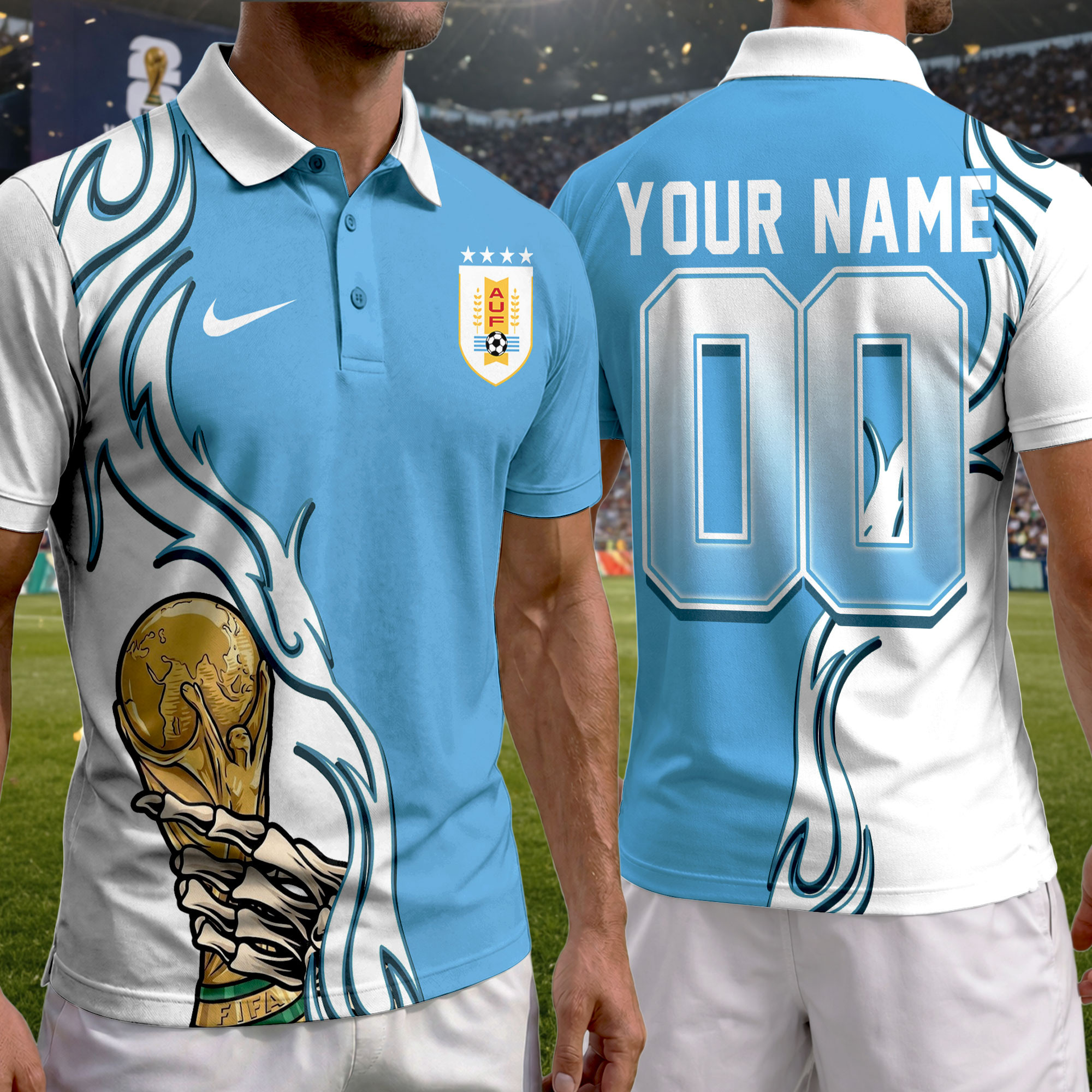 Uruguay | Premium World Cup 2026 Playmaker Polo Shirt TTH210531