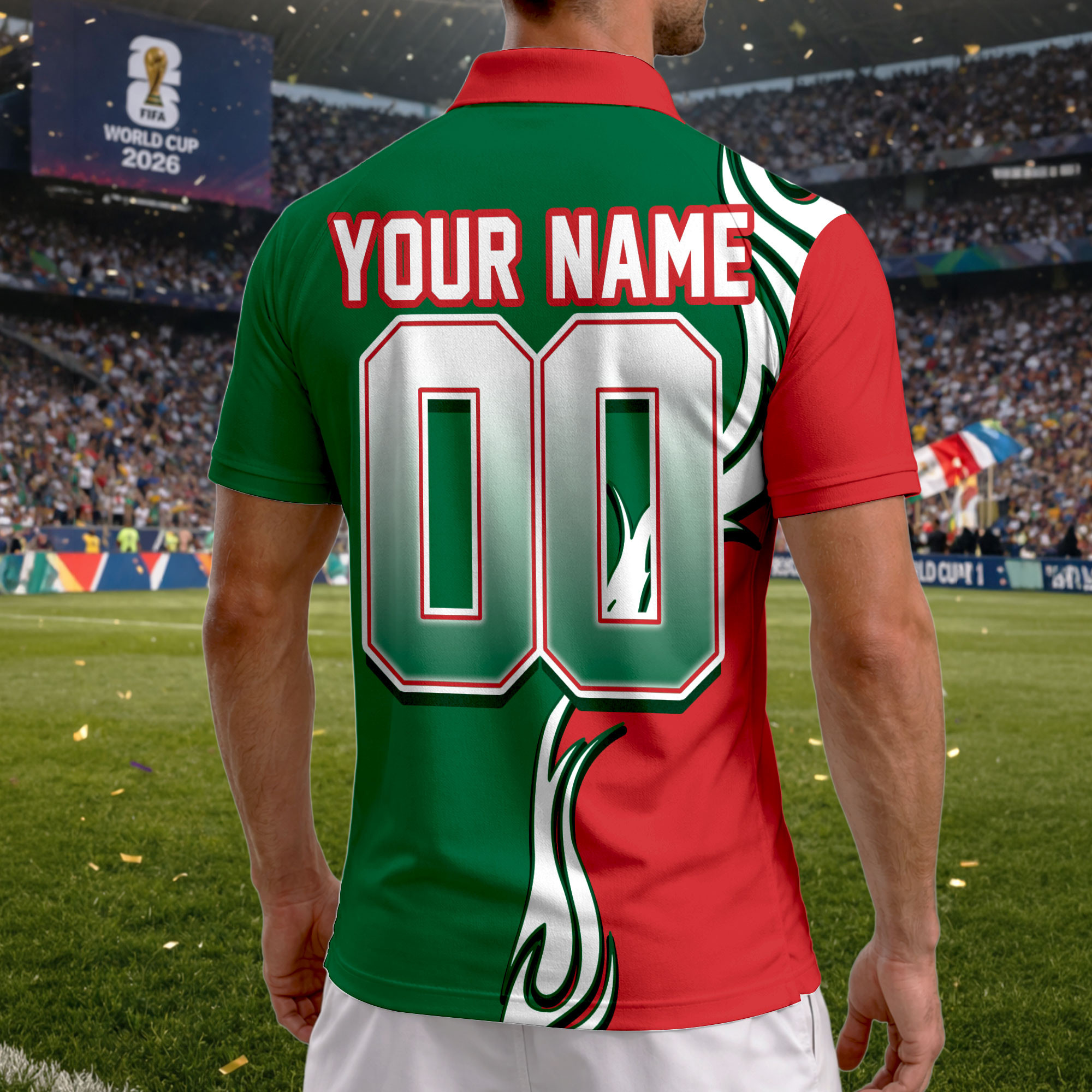 Senegal | Premium World Cup 2026 Playmaker Polo Shirt TTH210531 - Image 3