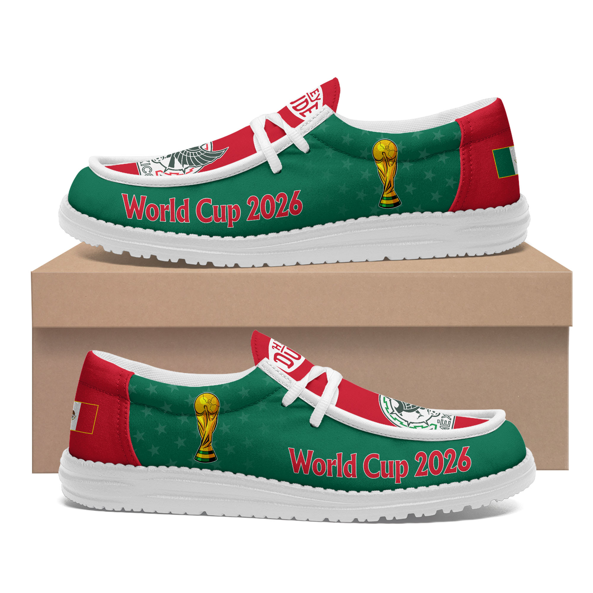 Mexico x Premium Freedom Kick World Cup 2026 Loafer Shoes – Limited Edition TTH190524