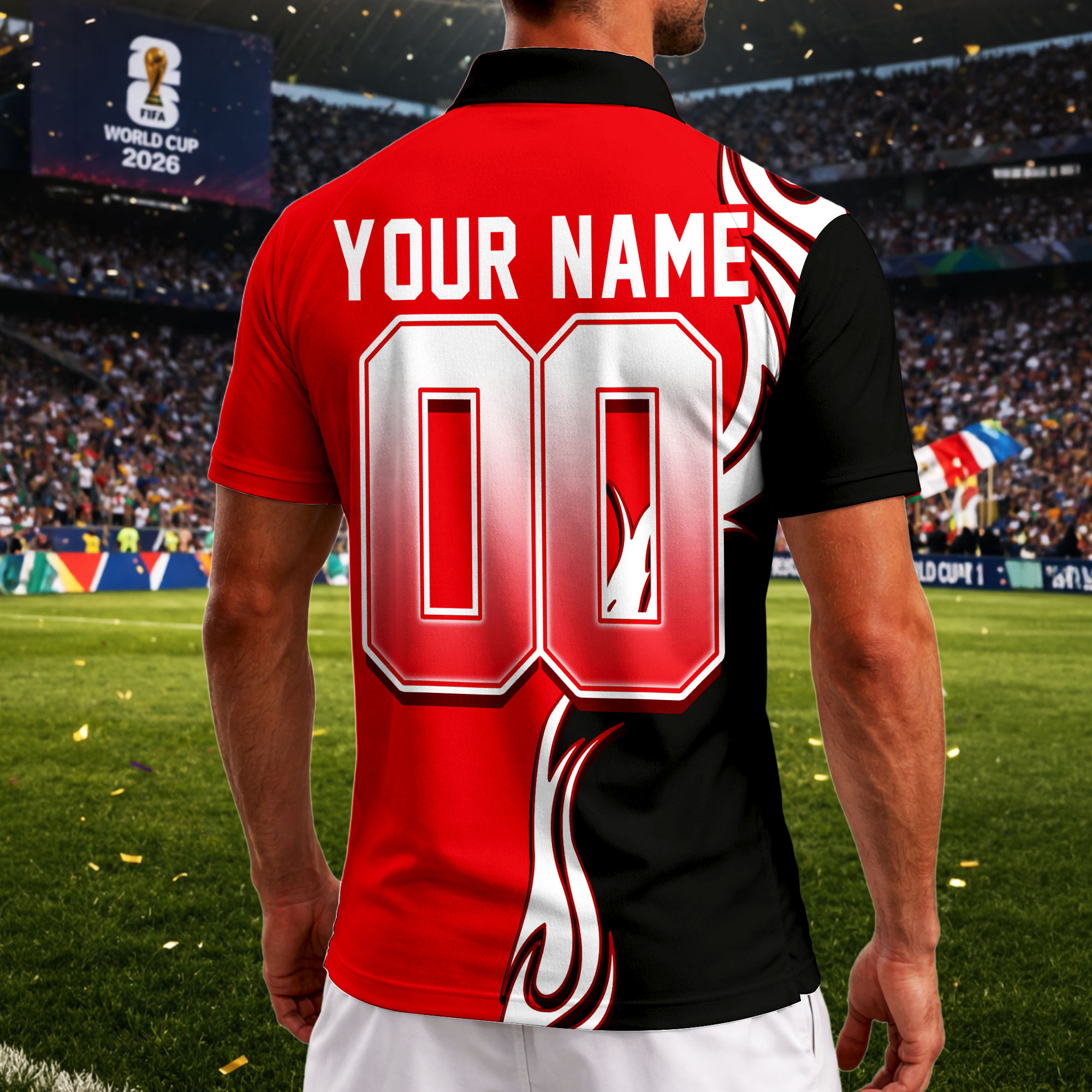 Belgium | Premium World Cup 2026 Playmaker Polo Shirt TTH210531 - Image 3