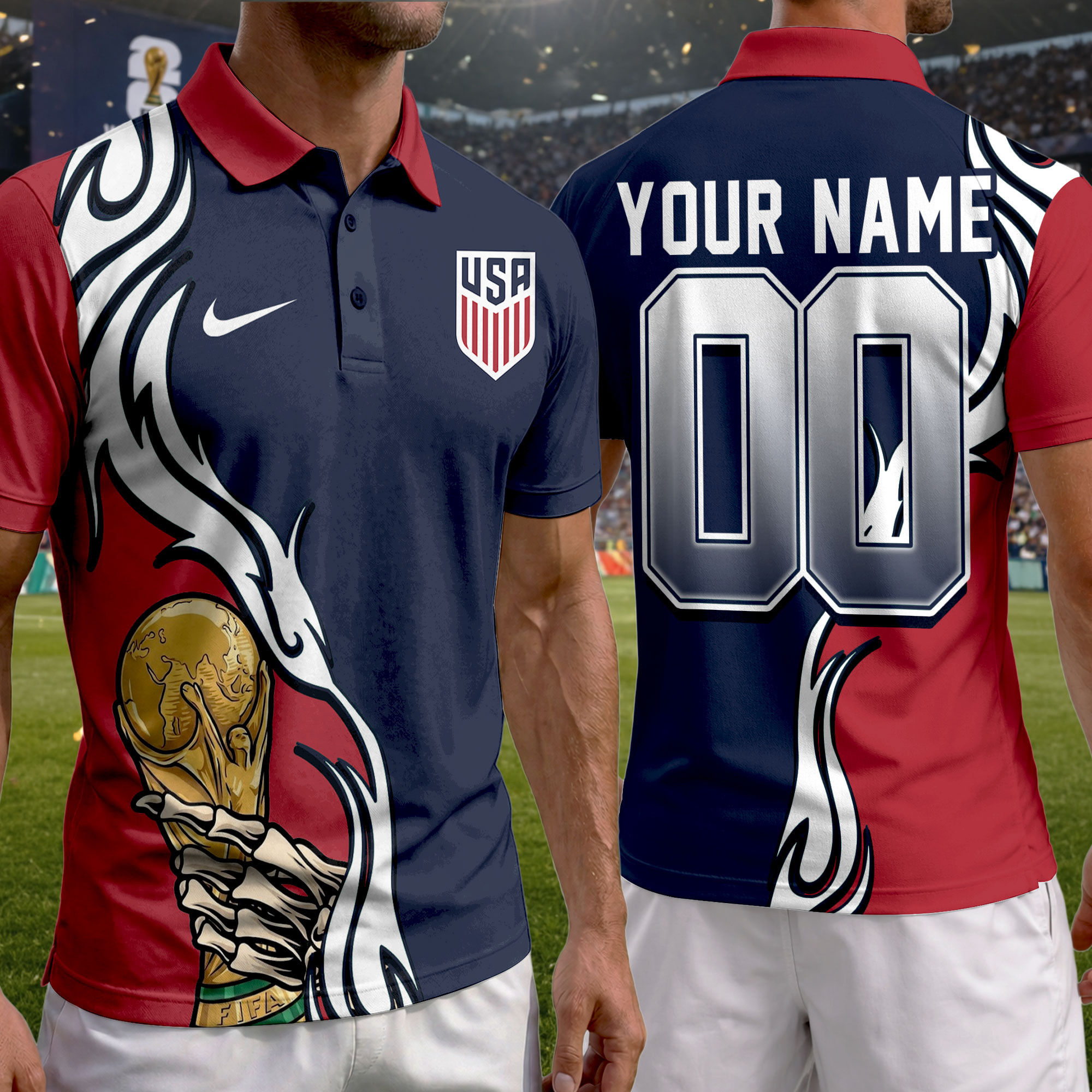 United States | Premium World Cup 2026 Playmaker Polo Shirt TTH210531