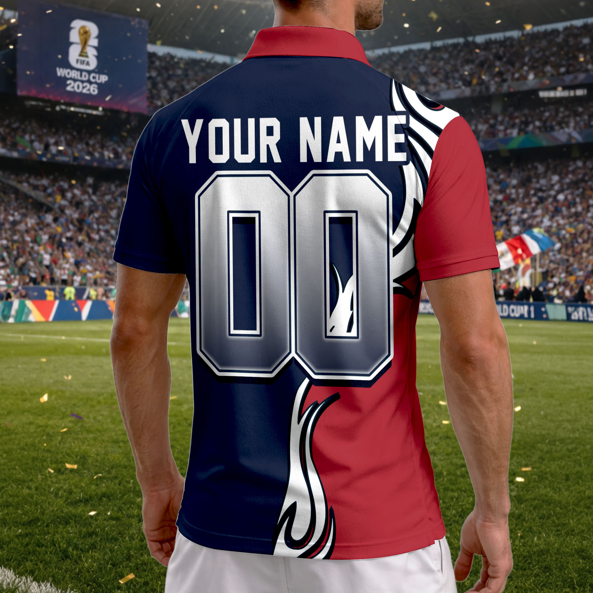 United States | Premium World Cup 2026 Playmaker Polo Shirt TTH210531 - Image 3