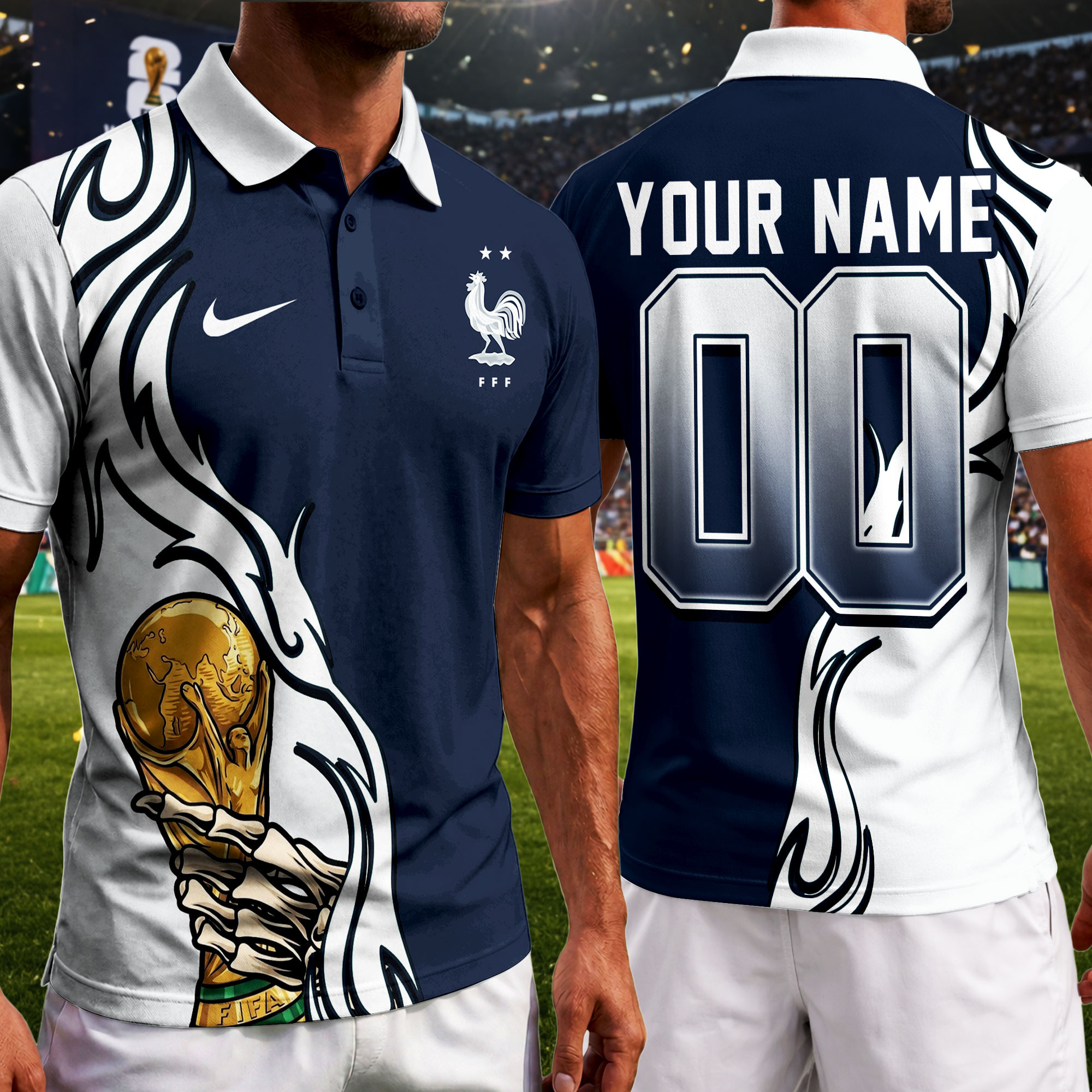France | Premium World Cup 2026 Playmaker Polo Shirt TTH210531