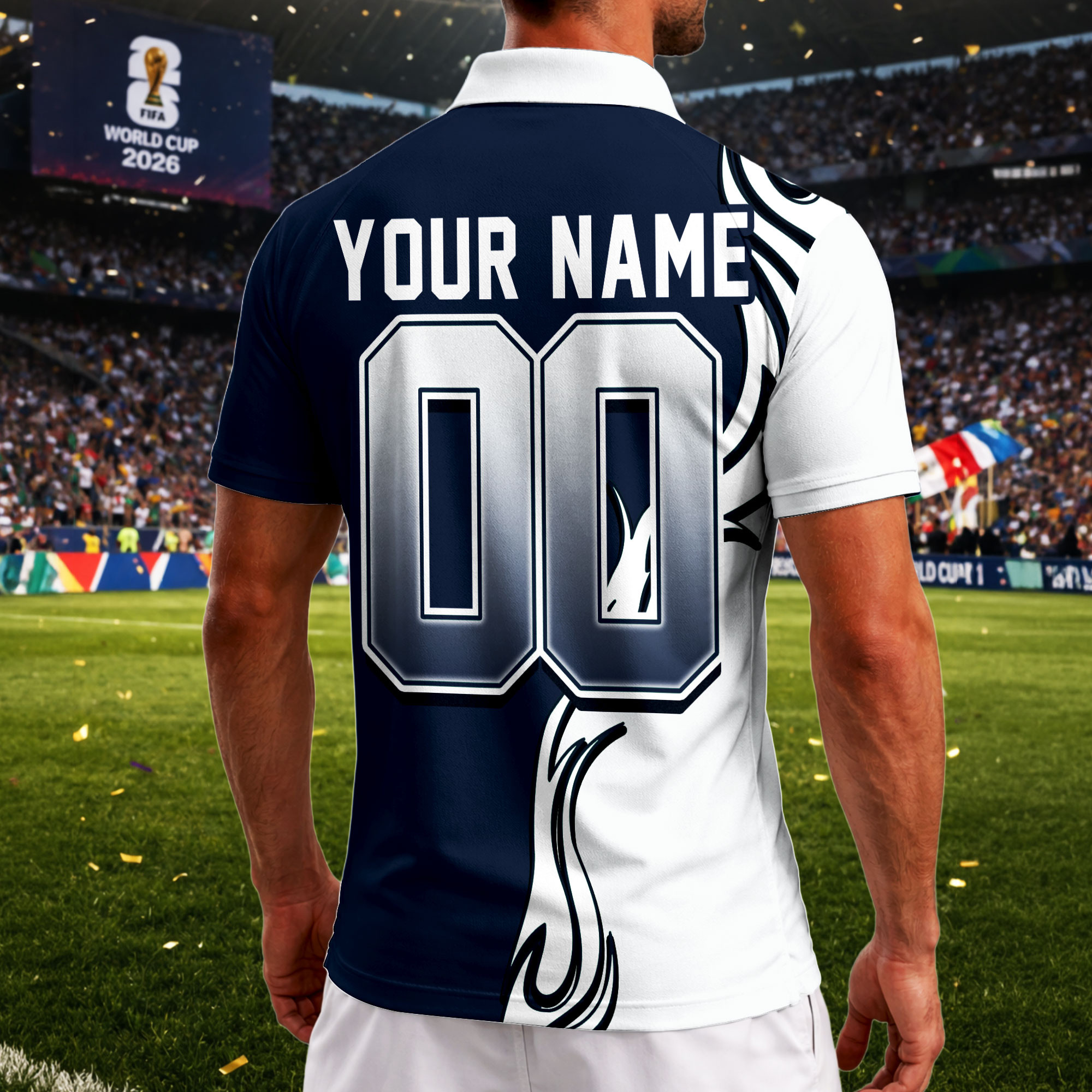 France | Premium World Cup 2026 Playmaker Polo Shirt TTH210531 - Image 3
