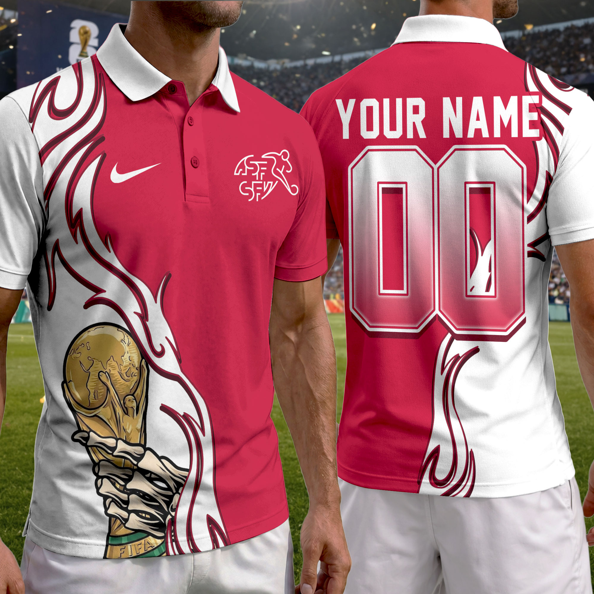 Switzerland | Premium World Cup 2026 Playmaker Polo Shirt TTH210531