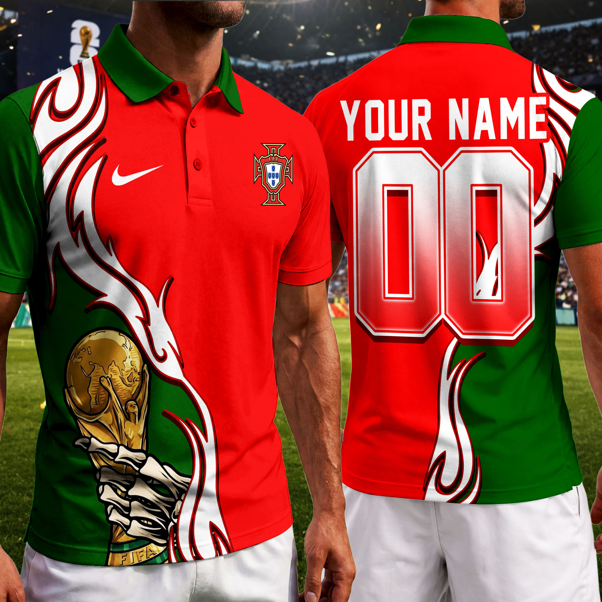 Portugal | Premium World Cup 2026 Playmaker Polo Shirt TTH210531