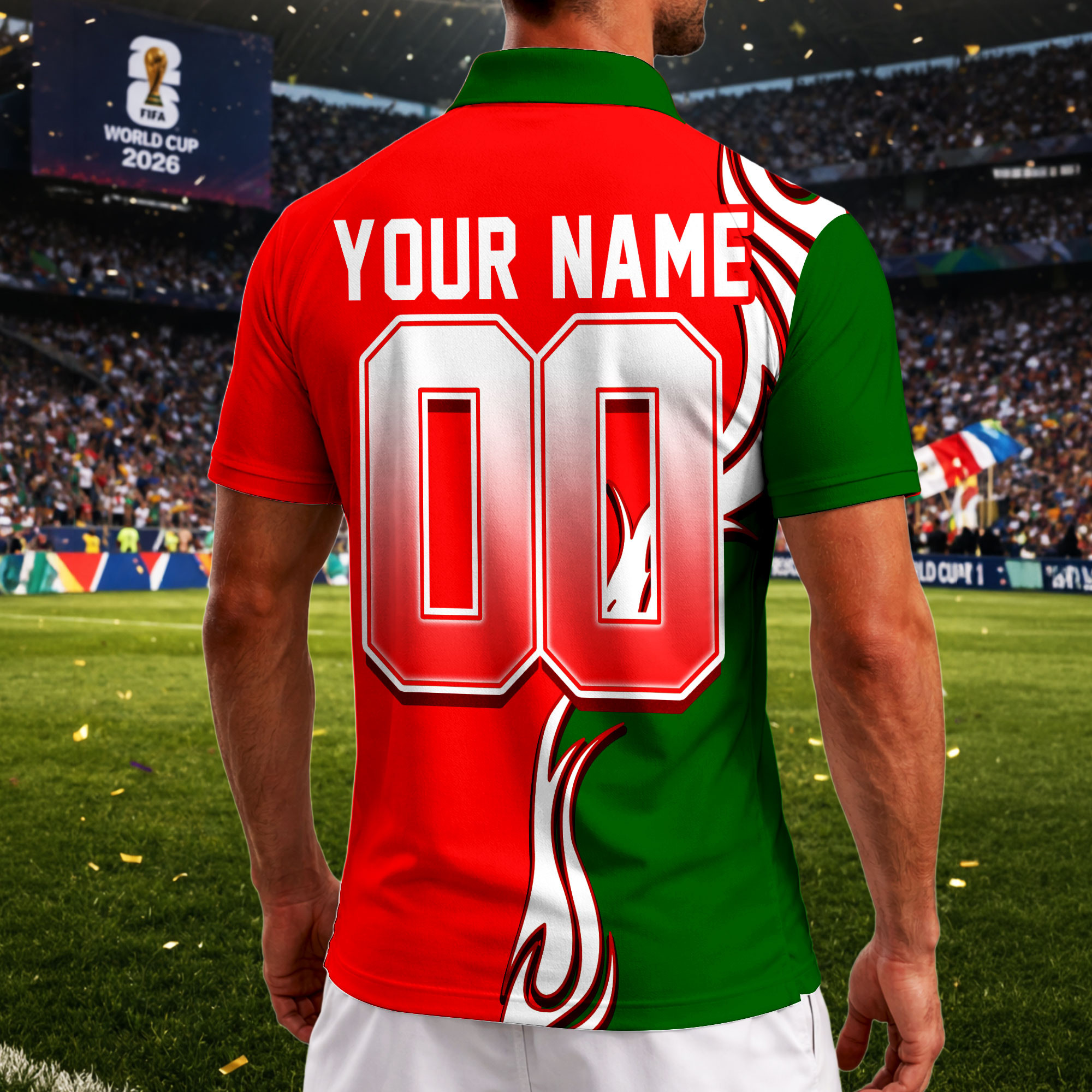 Portugal | Premium World Cup 2026 Playmaker Polo Shirt TTH210531 - Image 3
